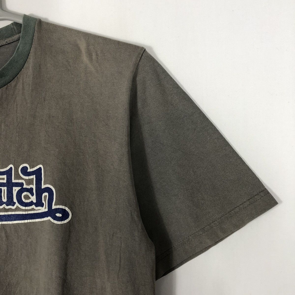 Vintage × Von Dutch 🔥Thrash🔥90s Von Dutch Velvet Big Spellout Sun Faded Tee Size US L / EU 52-54 / 3 - 9 Thumbnail