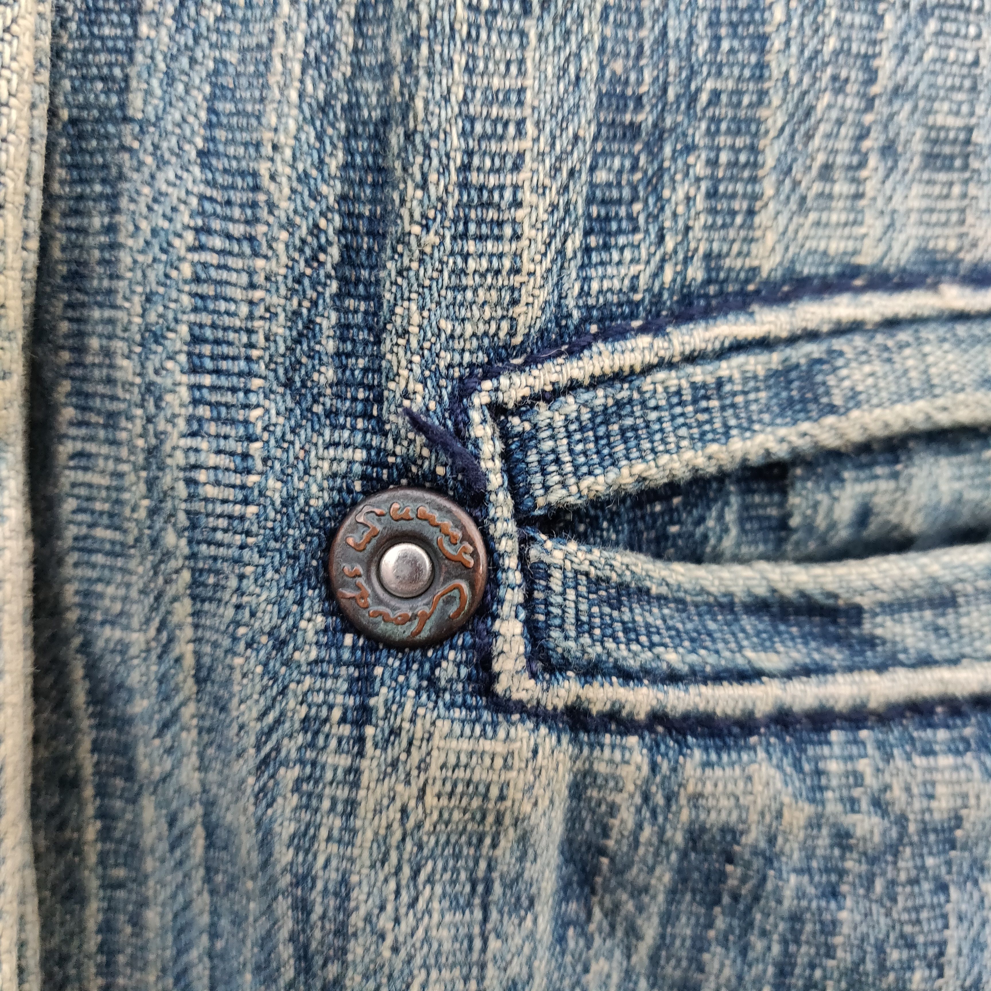 Japanese Brand × Vintage Vintage Japanese Brand Denim Jacket Size US L / EU 52-54 / 3 - 16 Thumbnail