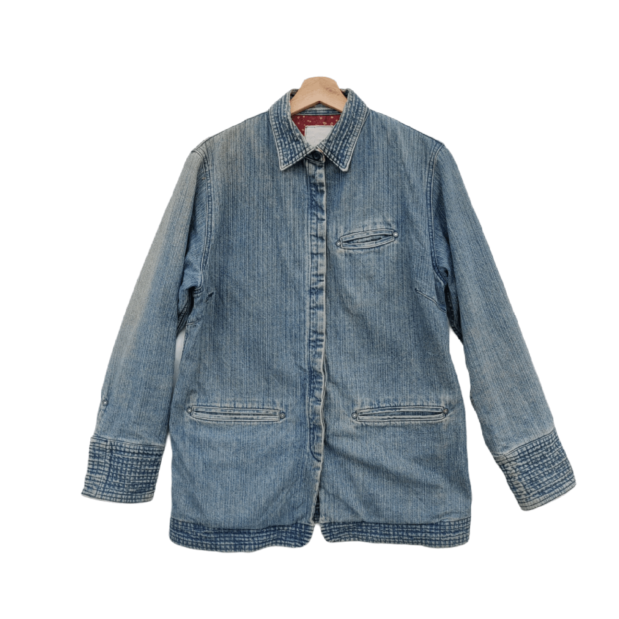 Japanese Brand × Vintage Vintage Japanese Brand Denim Jacket Size US L / EU 52-54 / 3 - 1 Thumbnail