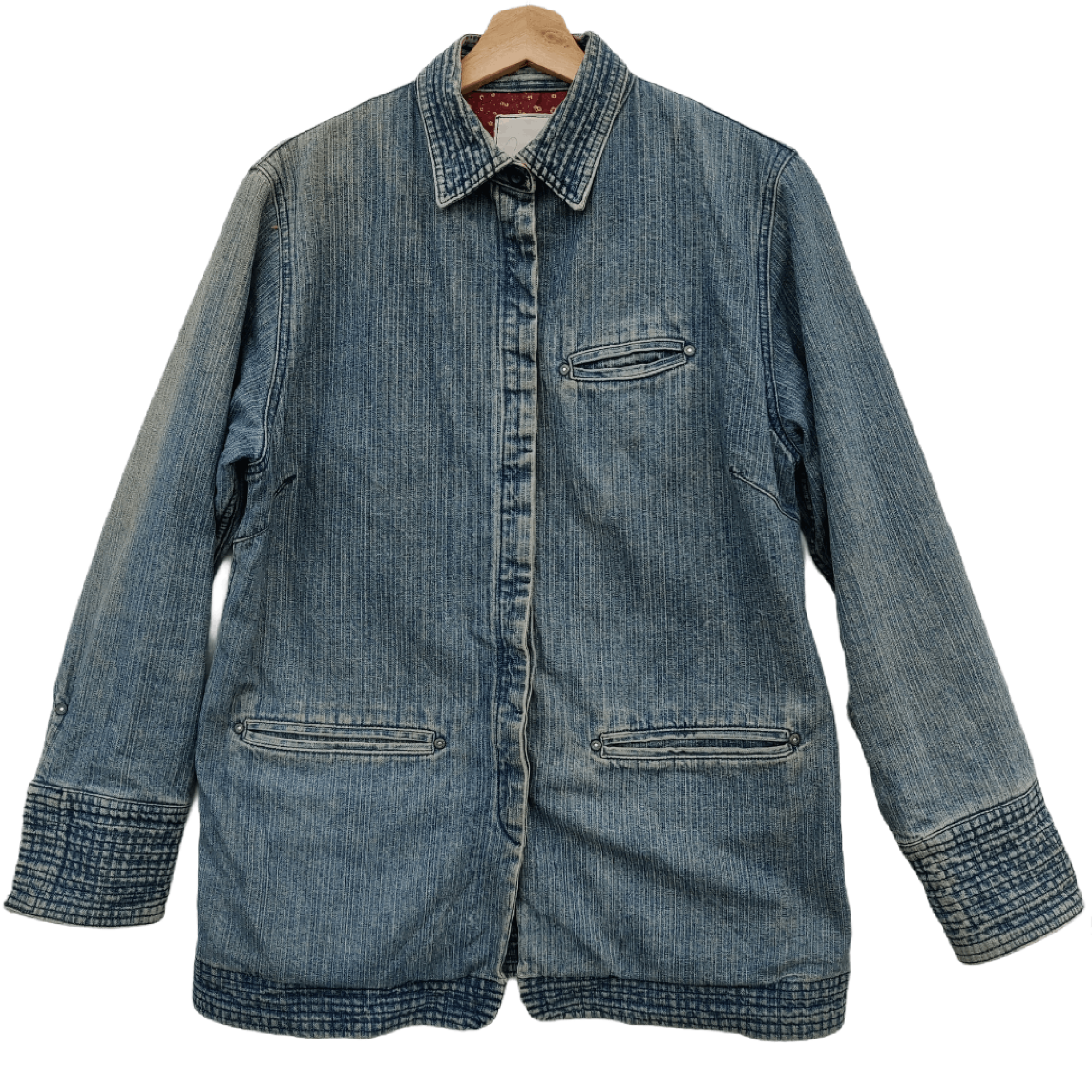 Japanese Brand × Vintage Vintage Japanese Brand Denim Jacket Size US L / EU 52-54 / 3 - 2 Thumbnail