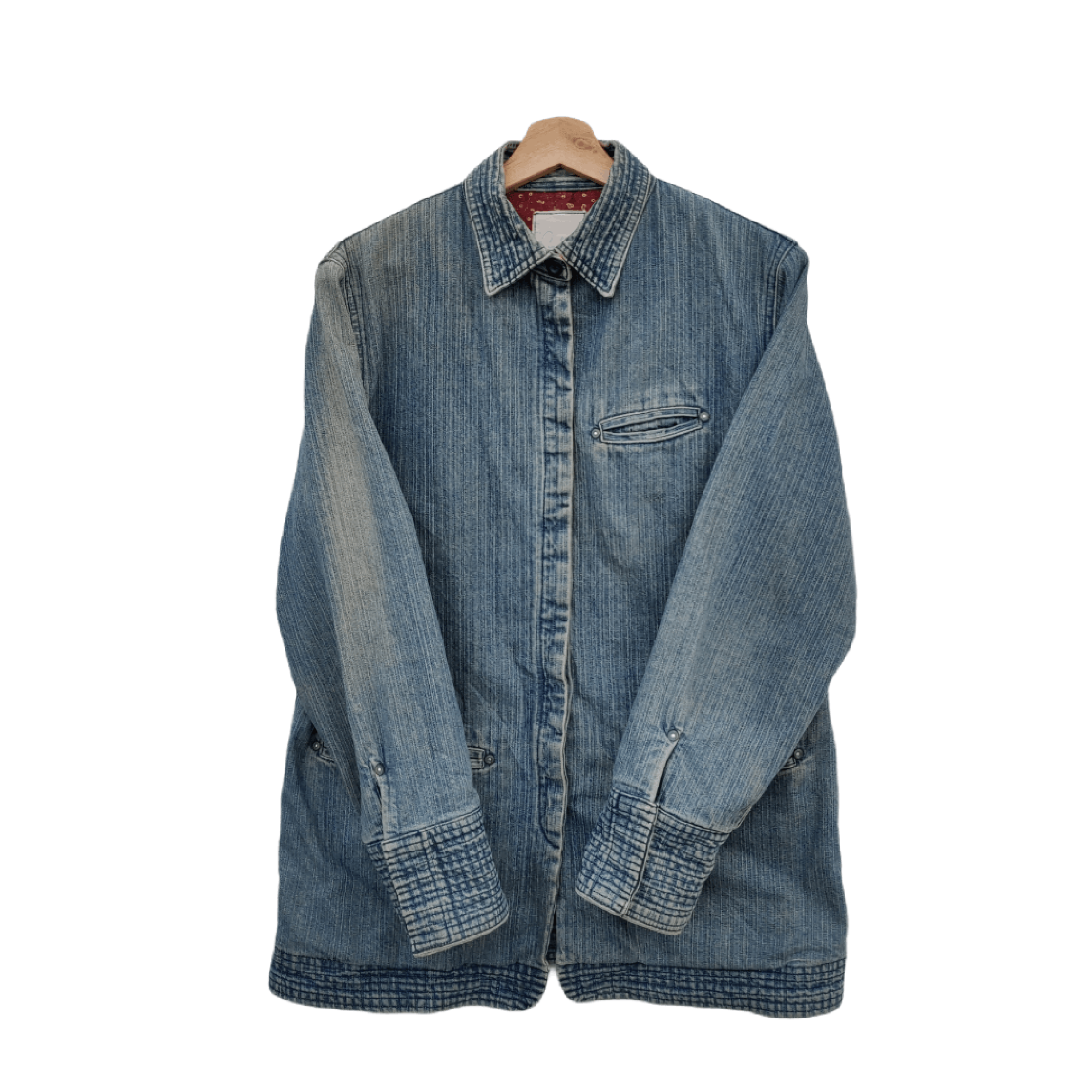 Japanese Brand × Vintage Vintage Japanese Brand Denim Jacket Size US L / EU 52-54 / 3 - 3 Thumbnail