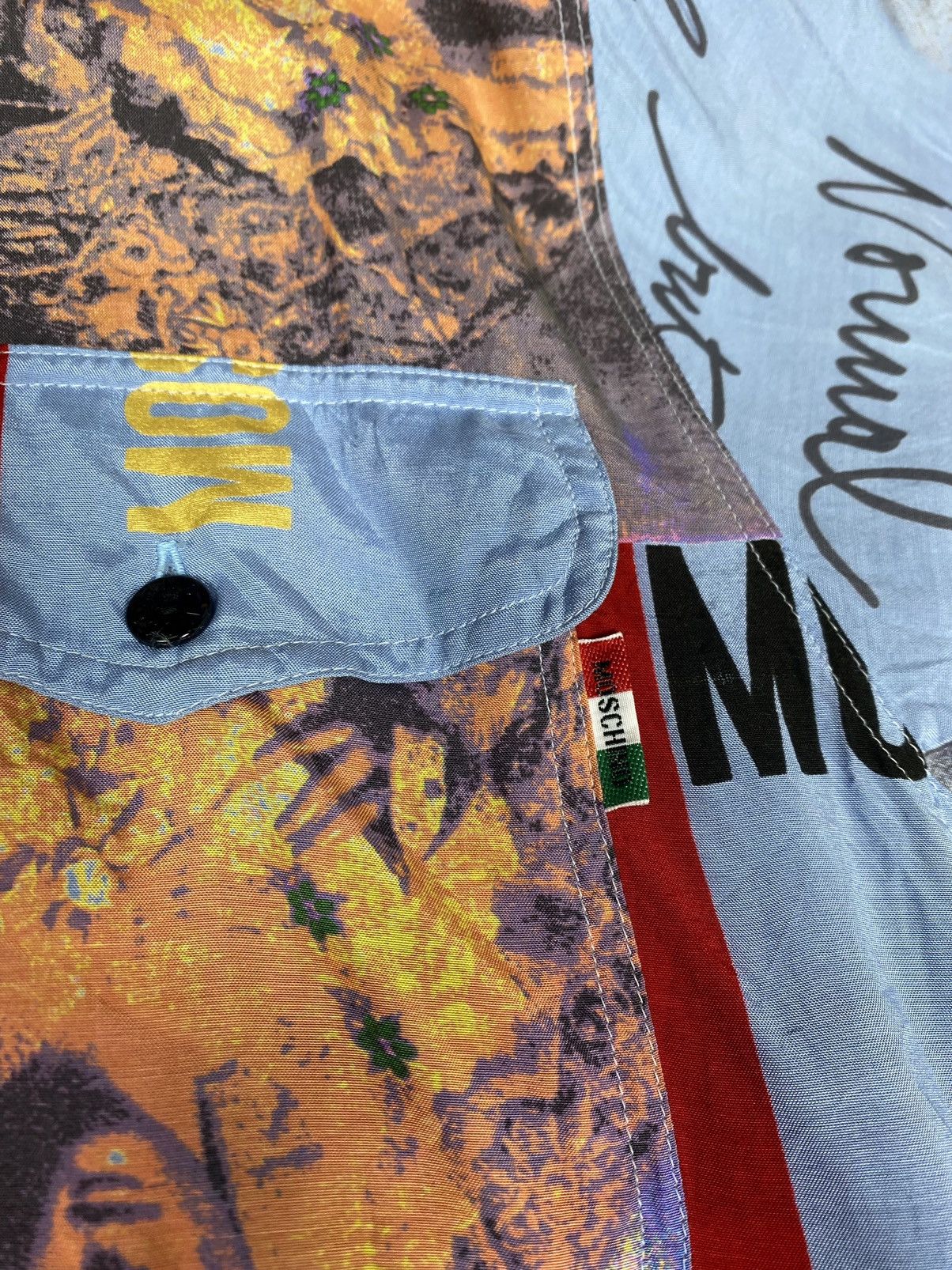 Moschino Vintage Moschino Rayon Button up Size M / US 6-8 / IT 42-44 - 15 Thumbnail