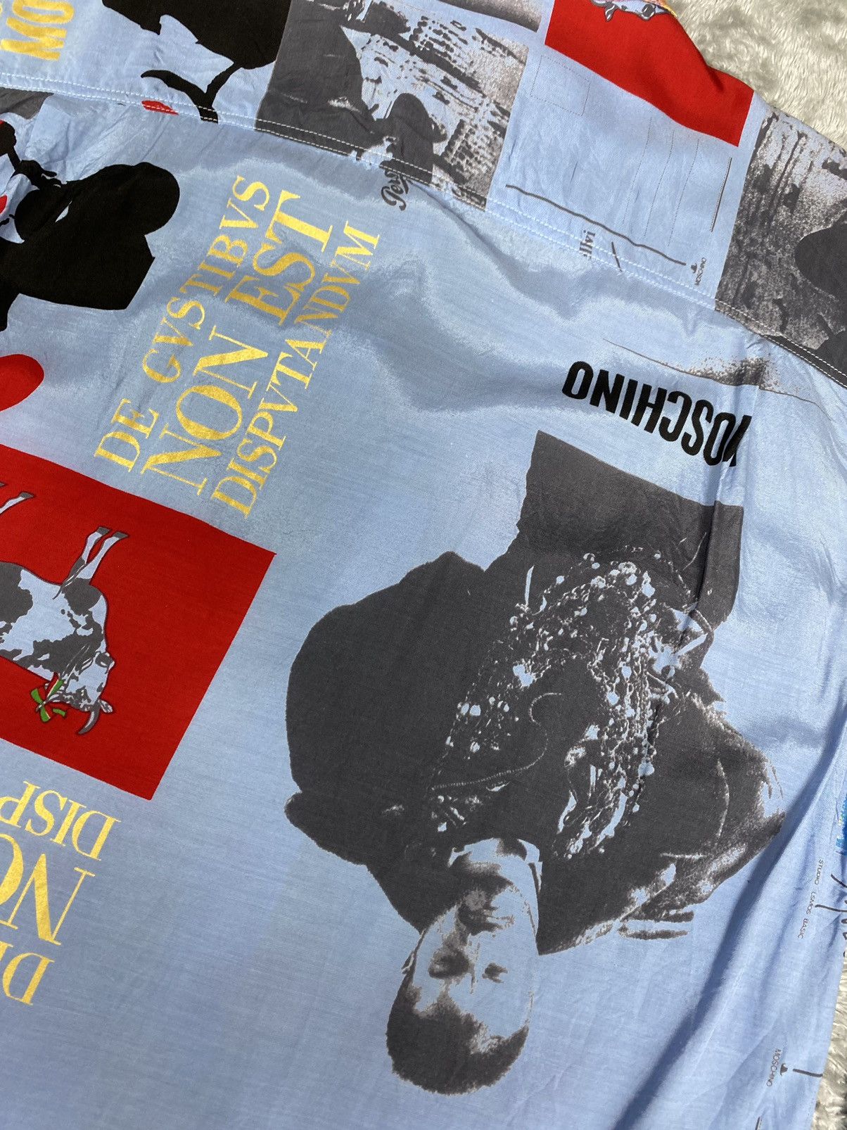 Moschino Vintage Moschino Rayon Button up Size M / US 6-8 / IT 42-44 - 14 Thumbnail