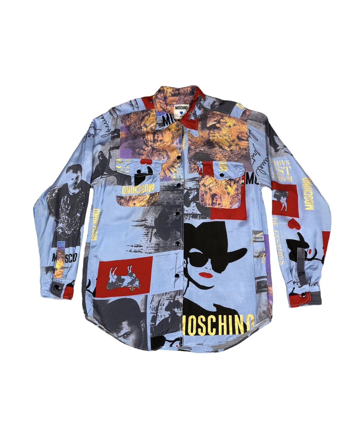 Moschino Vintage Moschino Rayon Button up Size M / US 6-8 / IT 42-44 - 1 Thumbnail