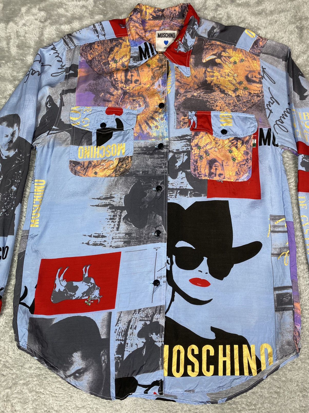 Moschino Vintage Moschino Rayon Button up Size M / US 6-8 / IT 42-44 - 3 Thumbnail