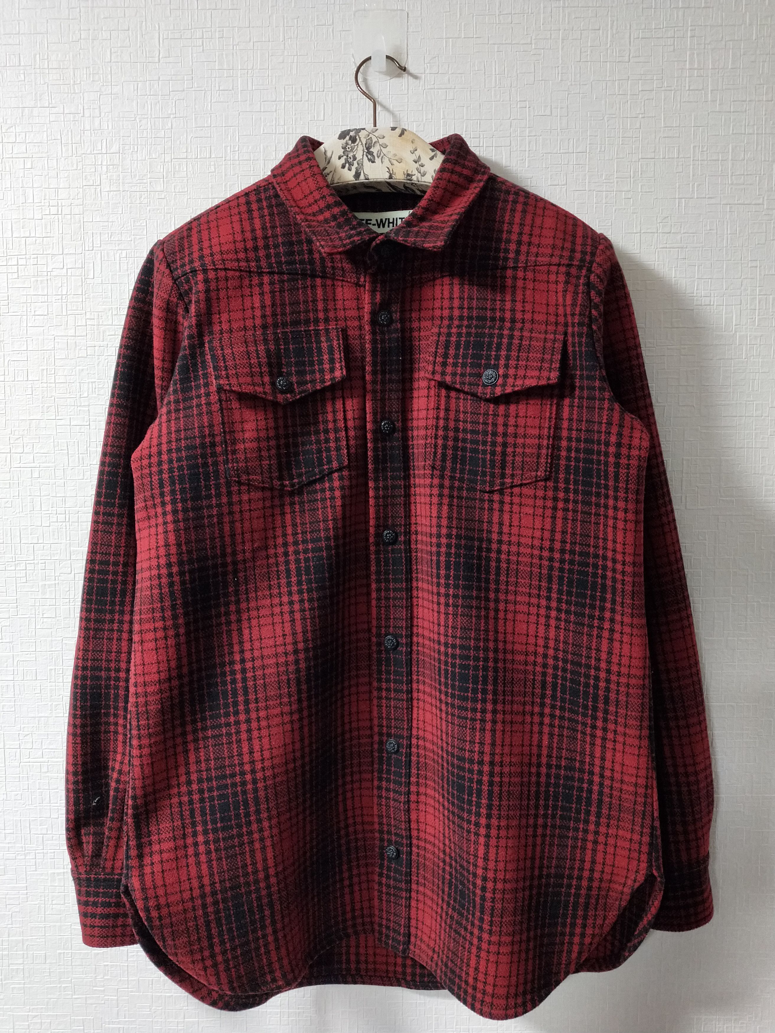 Off-White Tartan Diagonal Check Shirt Size US M / EU 48-50 / 2 - 3 Thumbnail