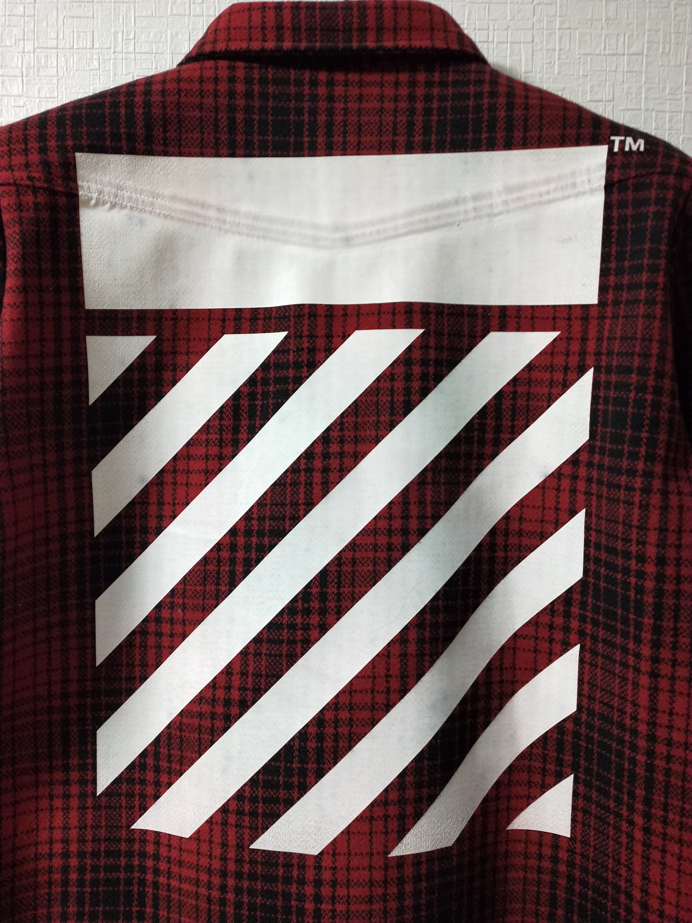 Off-White Tartan Diagonal Check Shirt Size US M / EU 48-50 / 2 - 2 Thumbnail