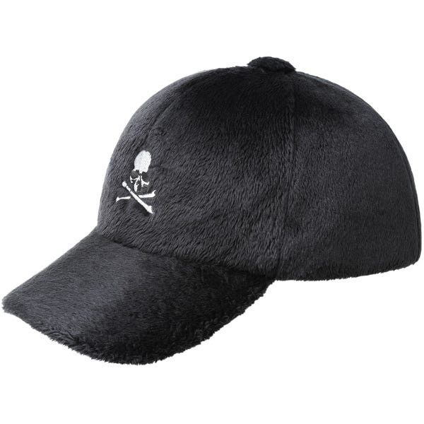 image of Mastermind Japan Kangol Faux Fur Cap in Black, Men's