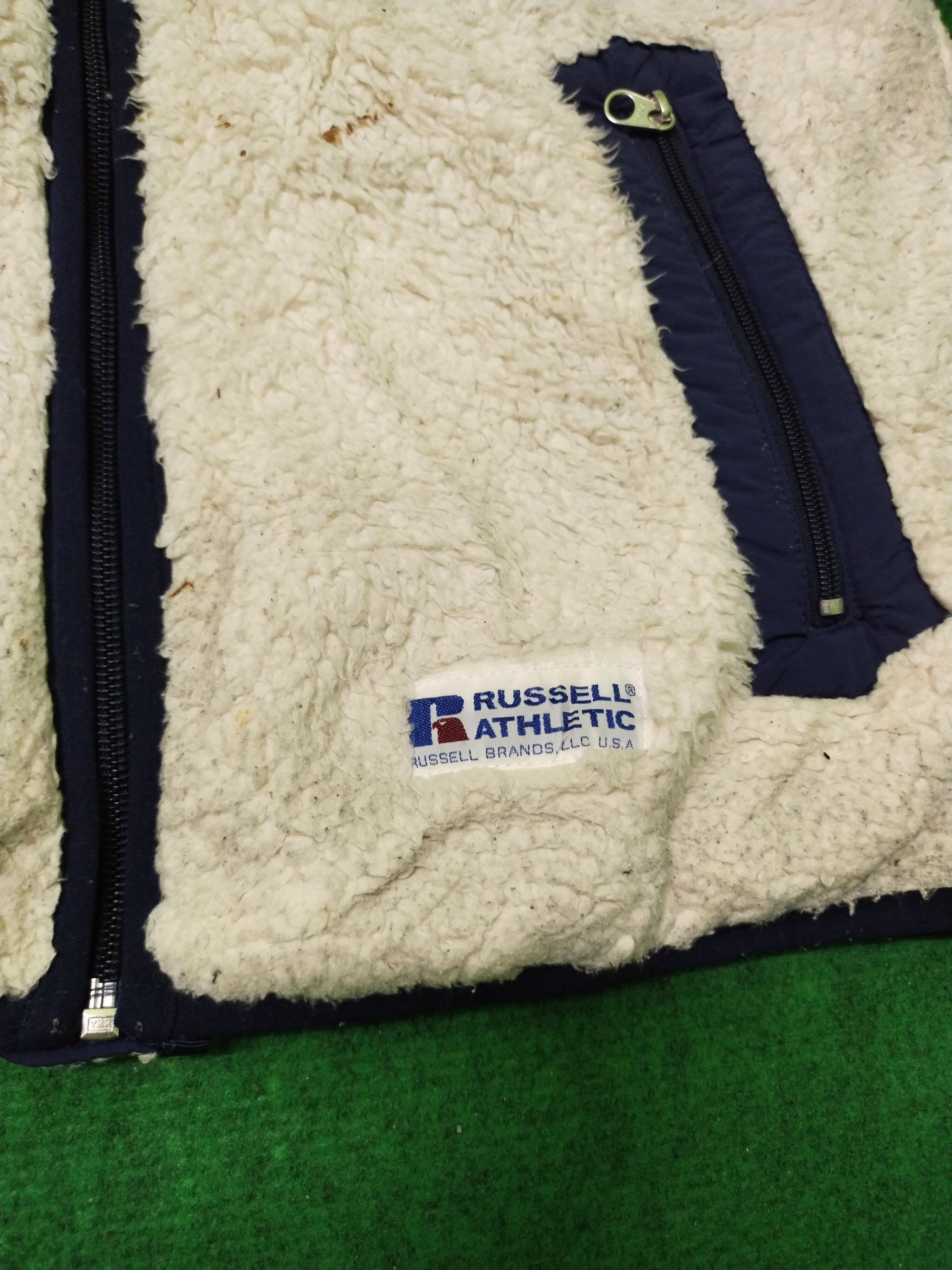Russell Athletic × Vintage Vintage Russell Athletic Vest Zipper Fleece Size US M / EU 48-50 / 2 - 6 Thumbnail