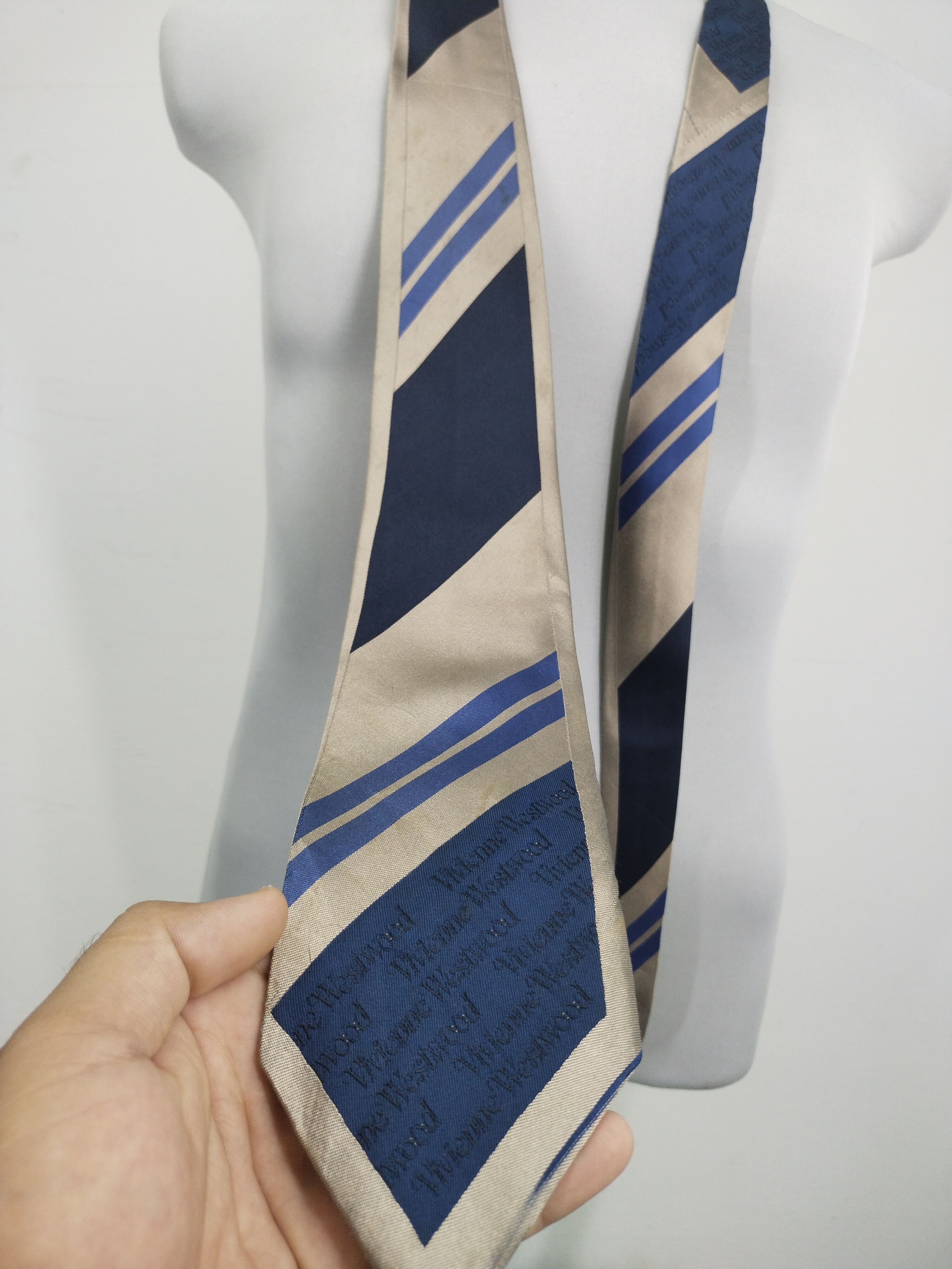 Vintage × Vivienne Westwood Vintage Rare Vivienne Westwood Silk Tie Size ONE SIZE - 4 Thumbnail