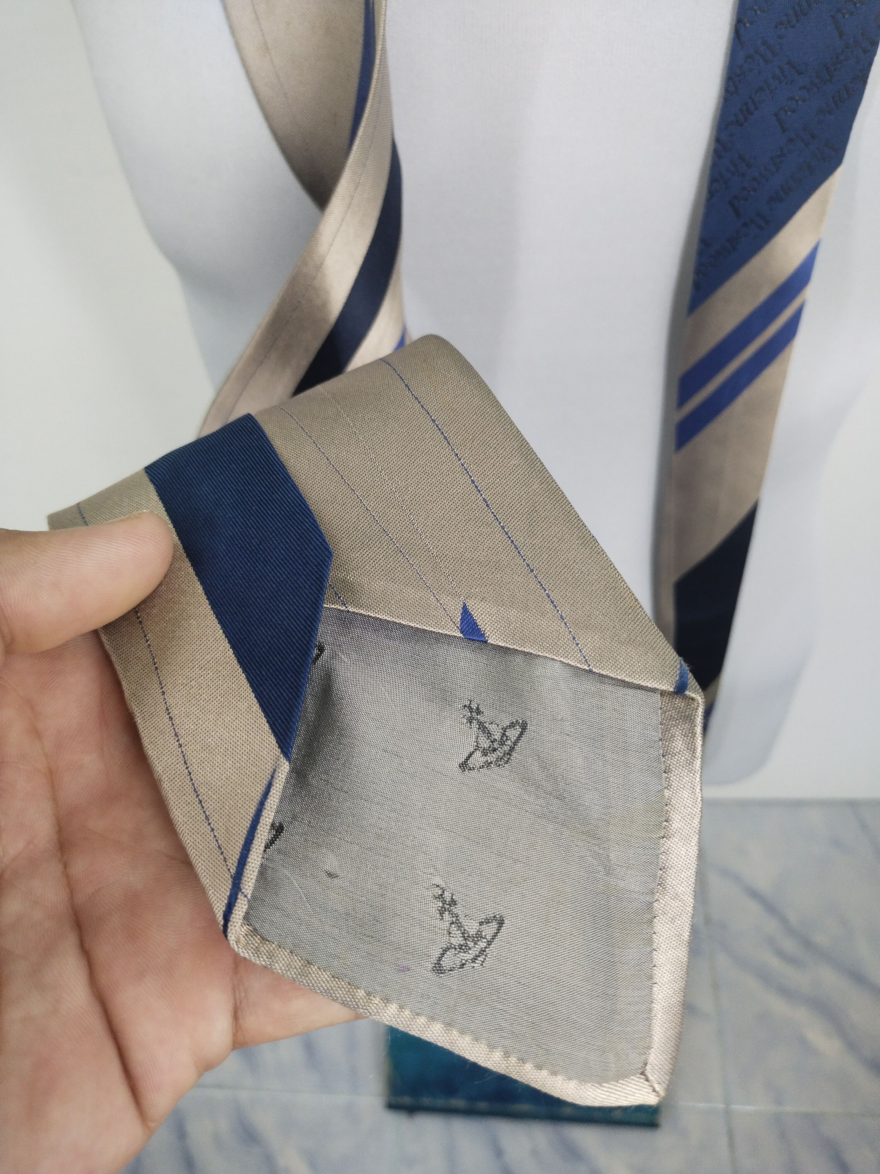 Vintage × Vivienne Westwood Vintage Rare Vivienne Westwood Silk Tie Size ONE SIZE - 7 Thumbnail