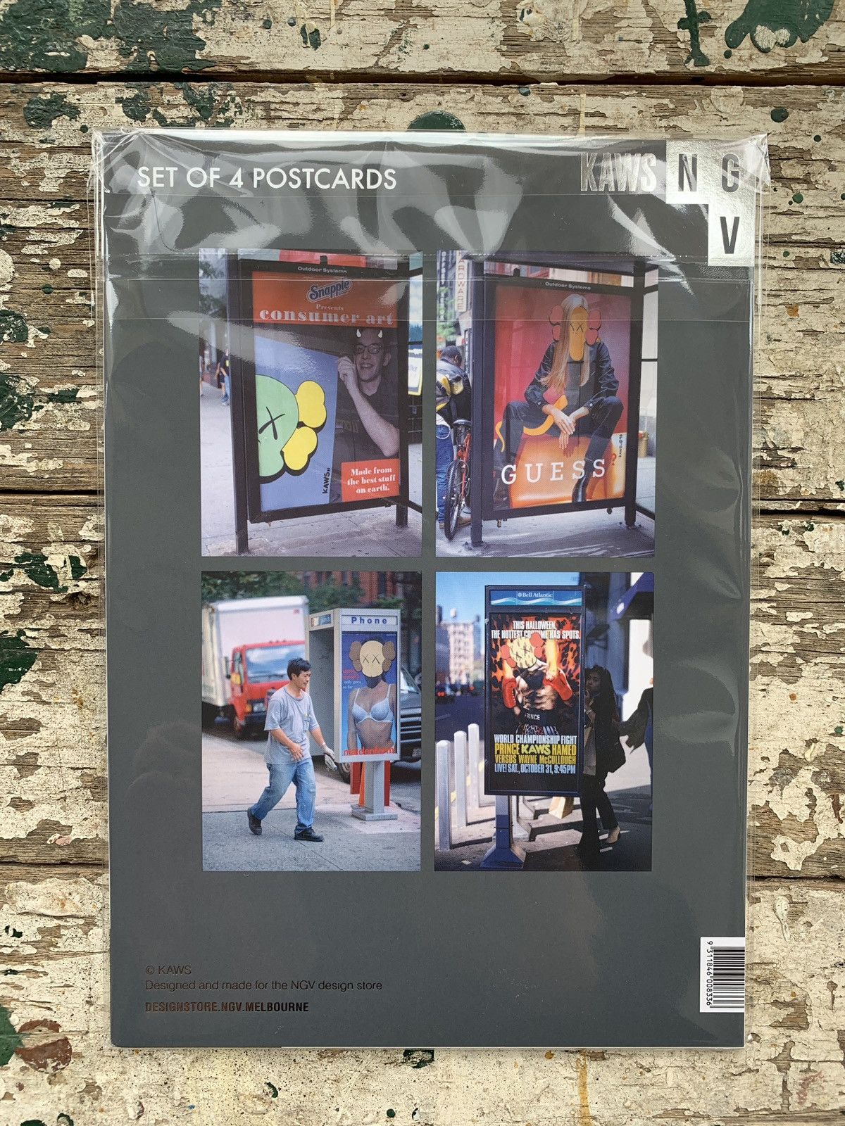 Kaws KAWS X NGV POSTCARD SET OF 4 - BUS SHELTER SERIES Size ONE SIZE - 2 Thumbnail