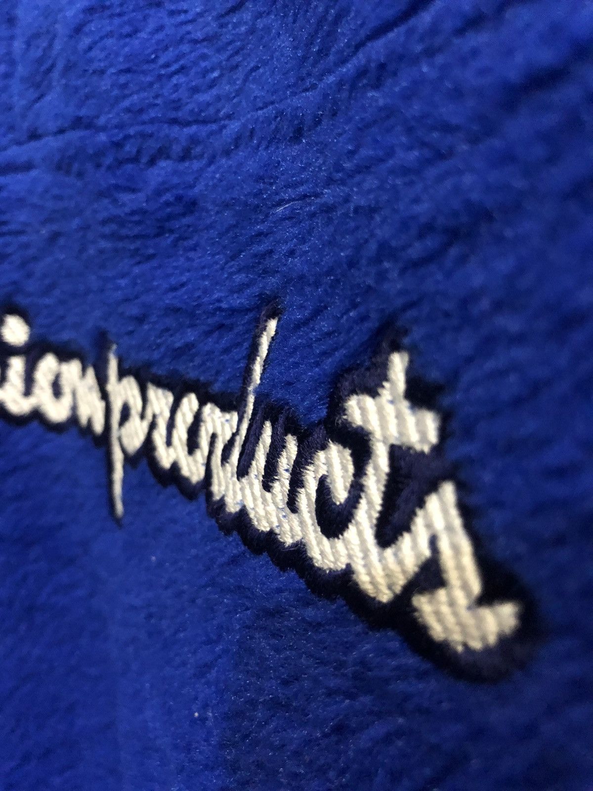 Champion × Edition Japan Vintage 90s Champion fleece jacket Big Embroidery Logo Size US L / EU 52-54 / 3 - 3 Thumbnail