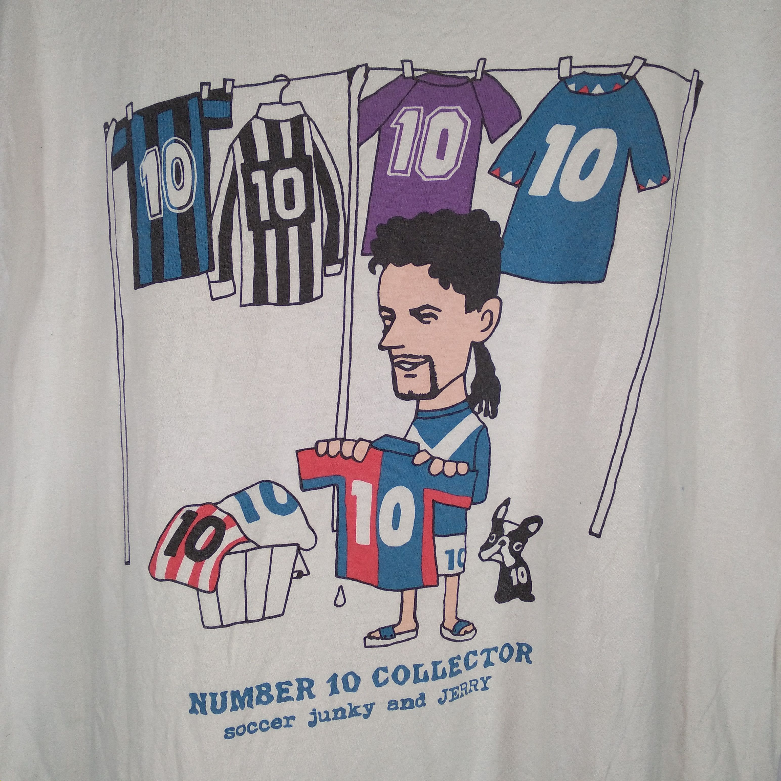 Vintage Vintage Iconic Italian Baller Roberto Baggio Tribute Tee Size US M / EU 48-50 / 2 - 2 Thumbnail