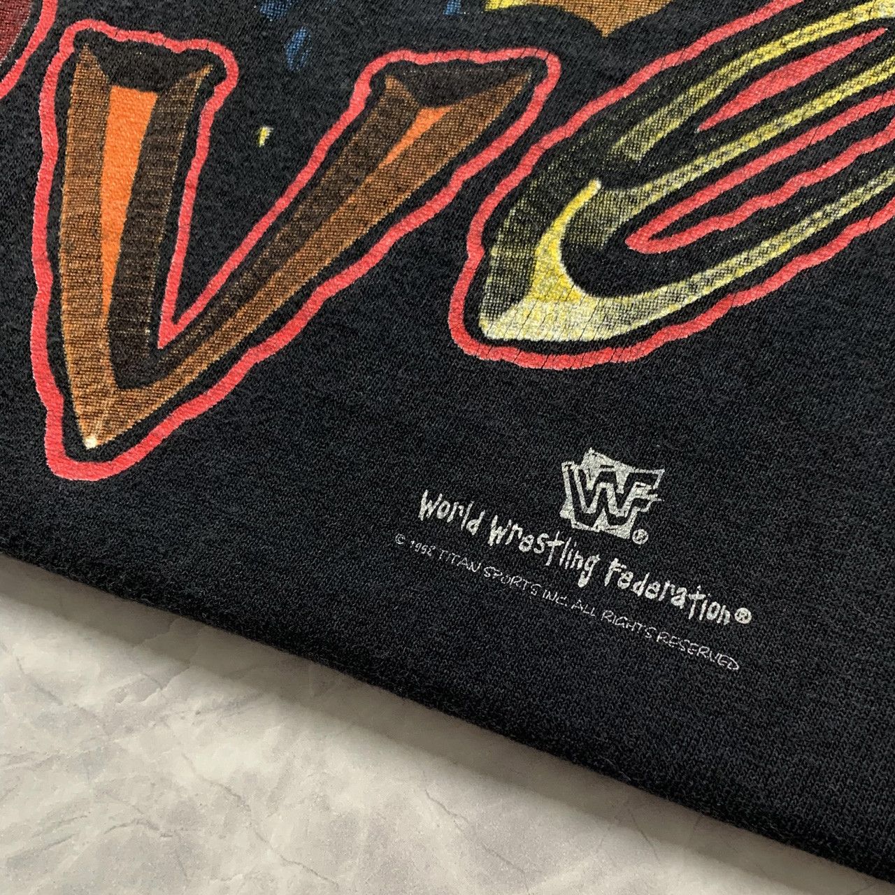Vintage × WWF VTG 90s WWF DUDE LOVE Mick Foley WRESTLING T-SHIRT SIZE XL Size US XL / EU 56 / 4 - 3 Thumbnail