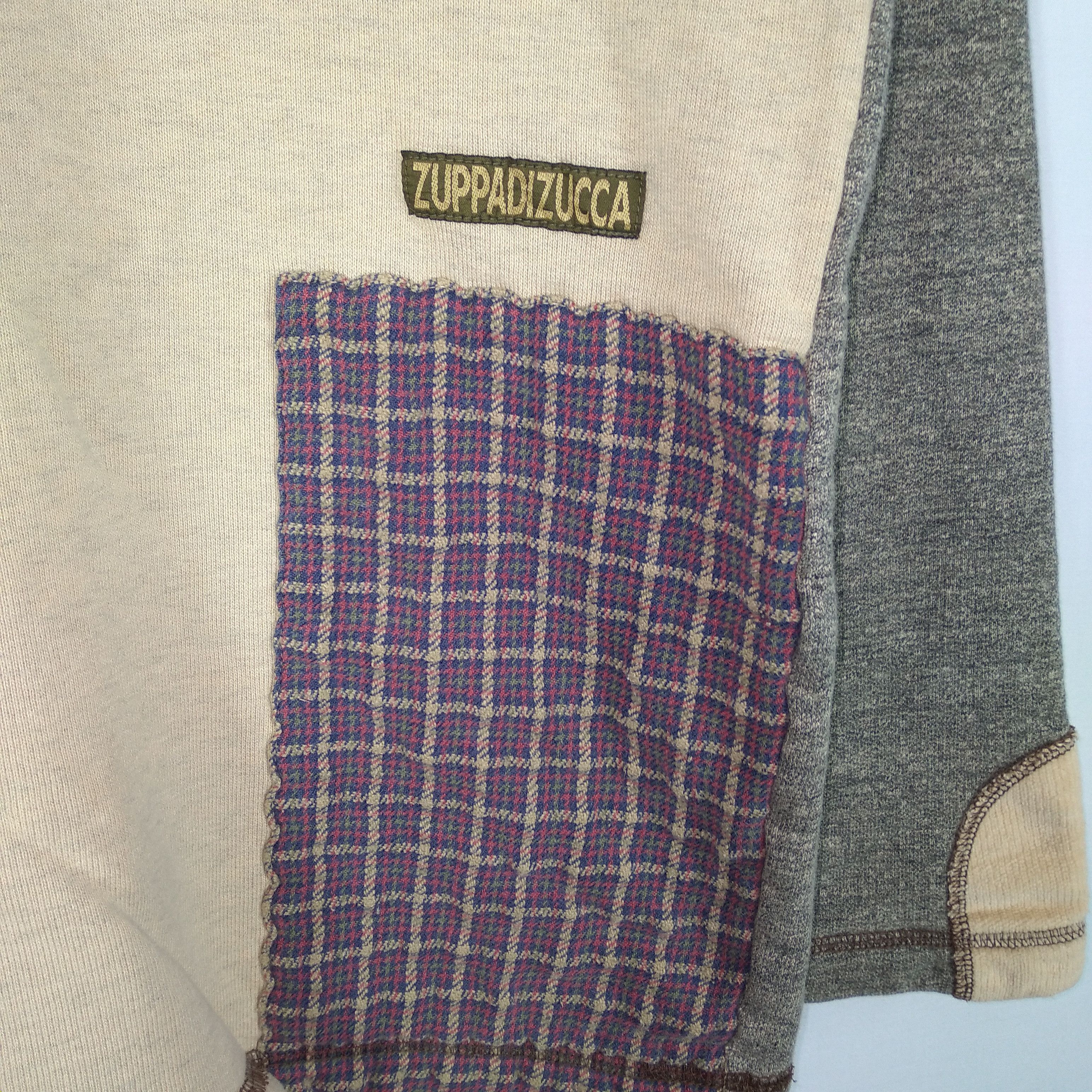 CABANE de ZUCCa × Japanese Brand × Vintage Vintage Zuppa Di Zucca Crewneck Patchwork Sweatshirts Size US XS / EU 42 / 0 - 4 Thumbnail