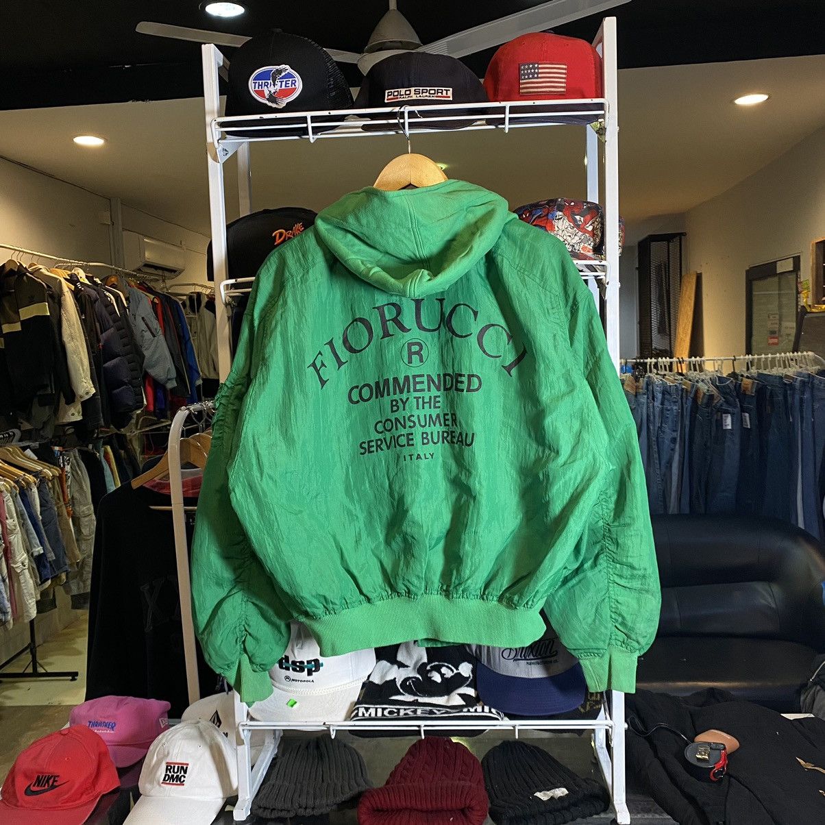 Fiorucci 90’s FIORUCCI Luxury Milano Bomber Jacket Size US M / EU 48-50 / 2 - 1 Thumbnail