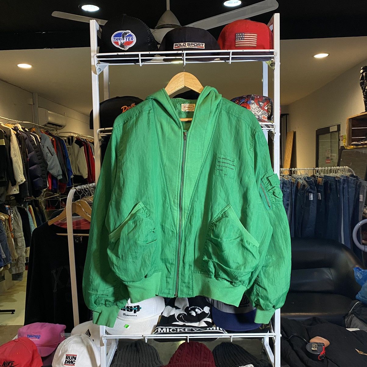Fiorucci 90’s FIORUCCI Luxury Milano Bomber Jacket Size US M / EU 48-50 / 2 - 2 Thumbnail