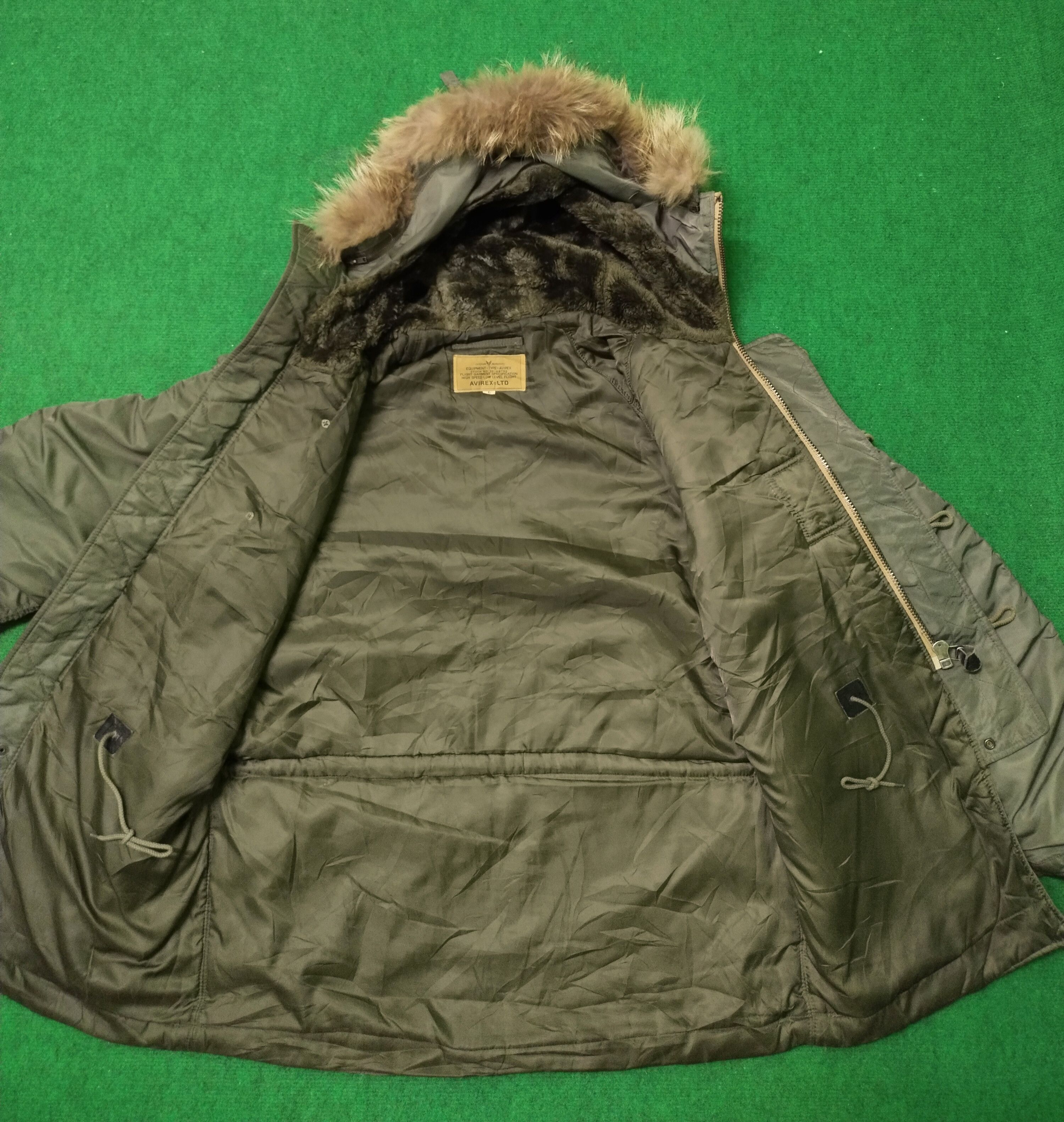 Avirex Vintage Avirex Army Hoodie Jacket Size US L / EU 52-54 / 3 - 10 Thumbnail