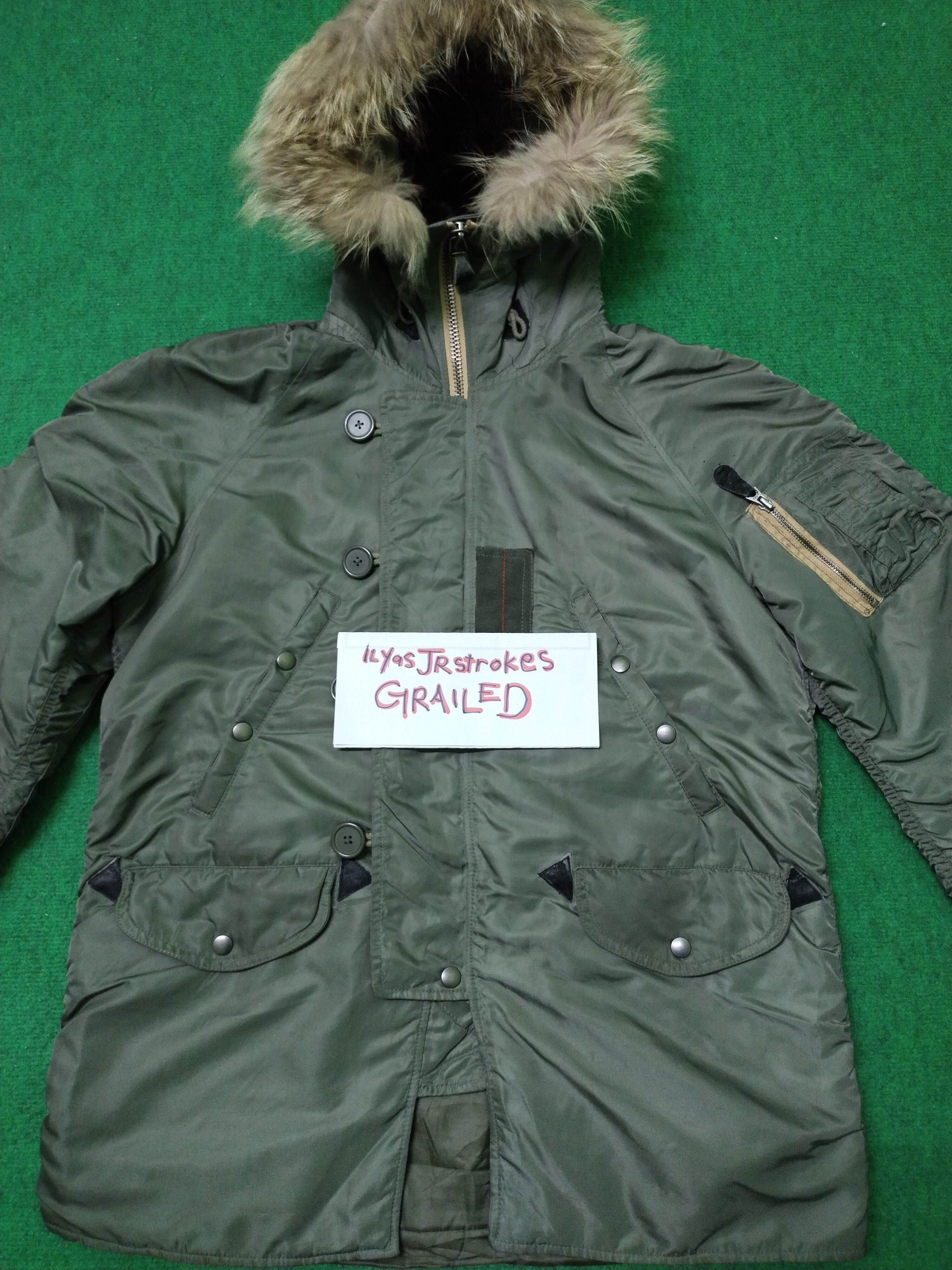 Avirex Vintage Avirex Army Hoodie Jacket Size US L / EU 52-54 / 3 - 15 Thumbnail