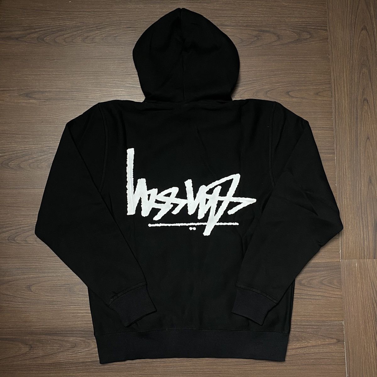 Stussy STUSSY FLIPPED ZIP HOOD - BLACK Size US L / EU 52-54 / 3 - 1 Thumbnail