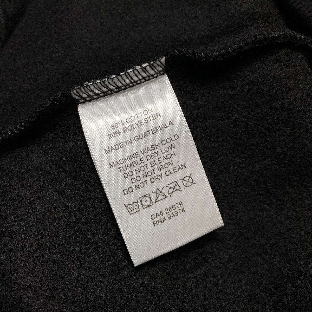 Stussy STUSSY FLIPPED ZIP HOOD - BLACK Size US L / EU 52-54 / 3 - 4 Thumbnail