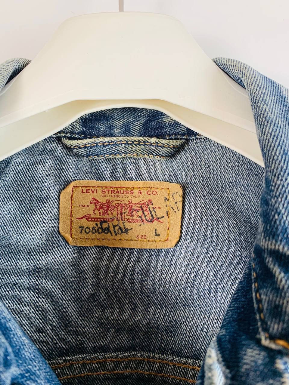 Levi's Levi's & Levi's Vintage Clothing denim jacket L Size L / US 10 / IT 46 - 14 Thumbnail