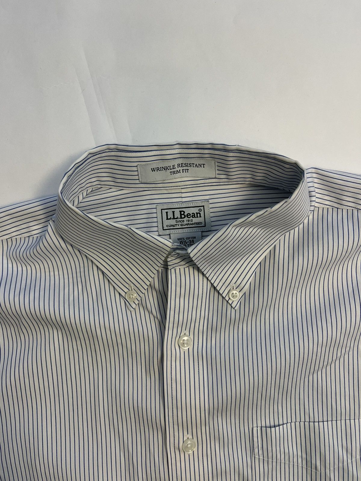 L.L. Bean Y2k L.L.Bean Summer White Dress Shirt Size US M / EU 48-50 / 2 - 4 Thumbnail