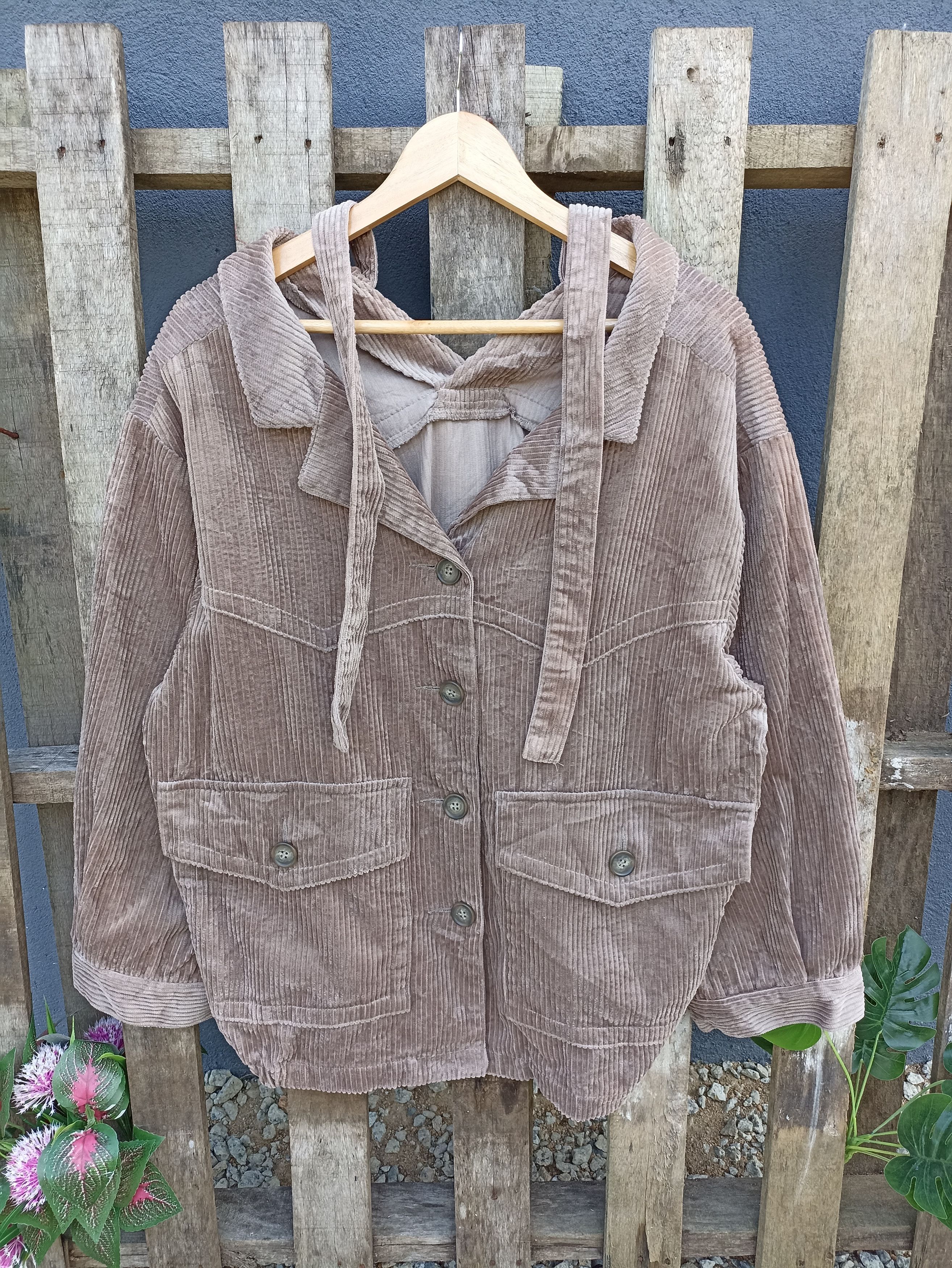 Japanese Brand Japan brand W/Closet Baggy Couduroy Button Jacket Size US M / EU 48-50 / 2 - 1 Thumbnail
