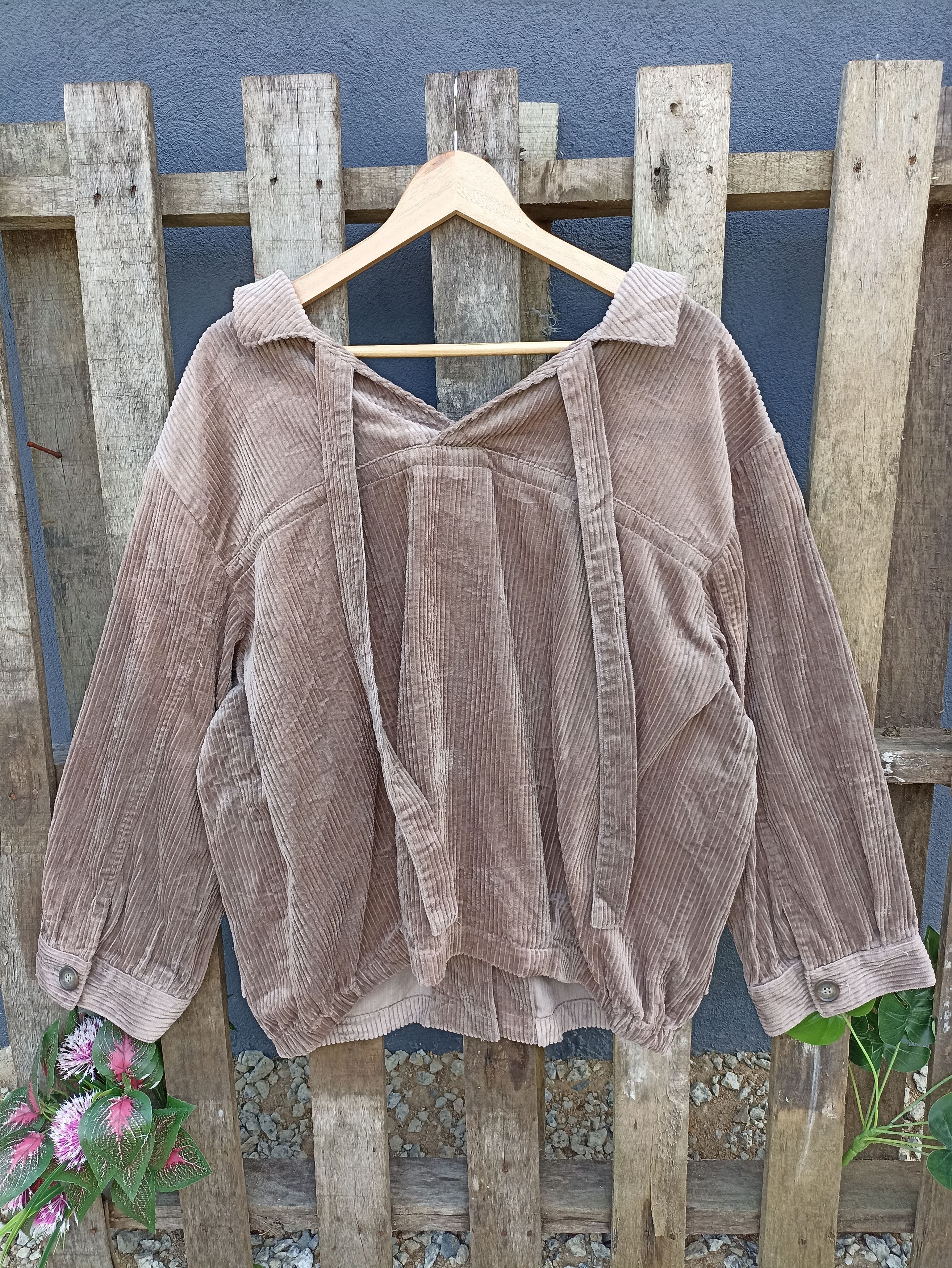 Japanese Brand Japan brand W/Closet Baggy Couduroy Button Jacket Size US M / EU 48-50 / 2 - 2 Thumbnail