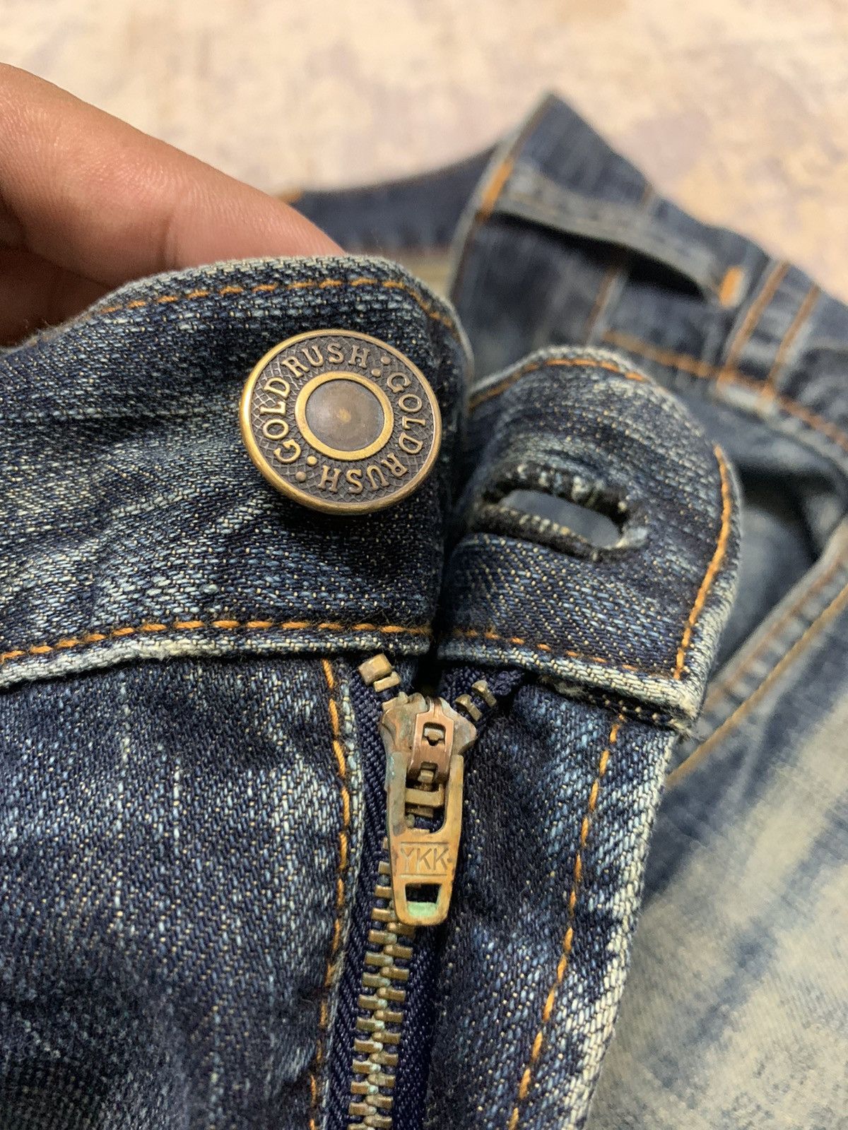 Edwin Japanese Edwin Distressed Denim Mud Wash Style Jeans 32x28.5 Size US 32 / EU 48 - 7 Thumbnail