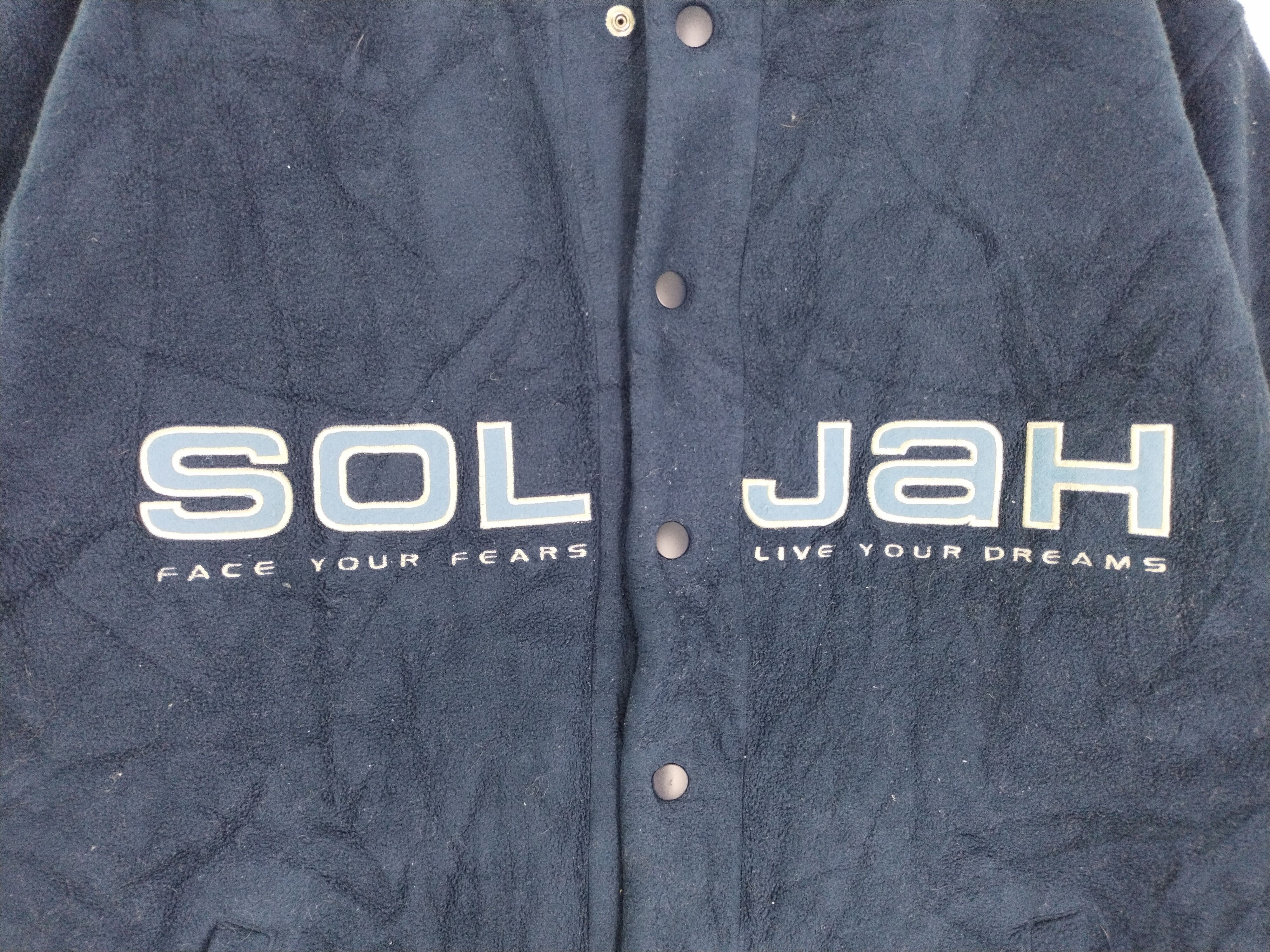 Japanese Brand Vintage SOLJAH In Hawaii Islands Fleece Jacket Size US L / EU 52-54 / 3 - 7 Thumbnail