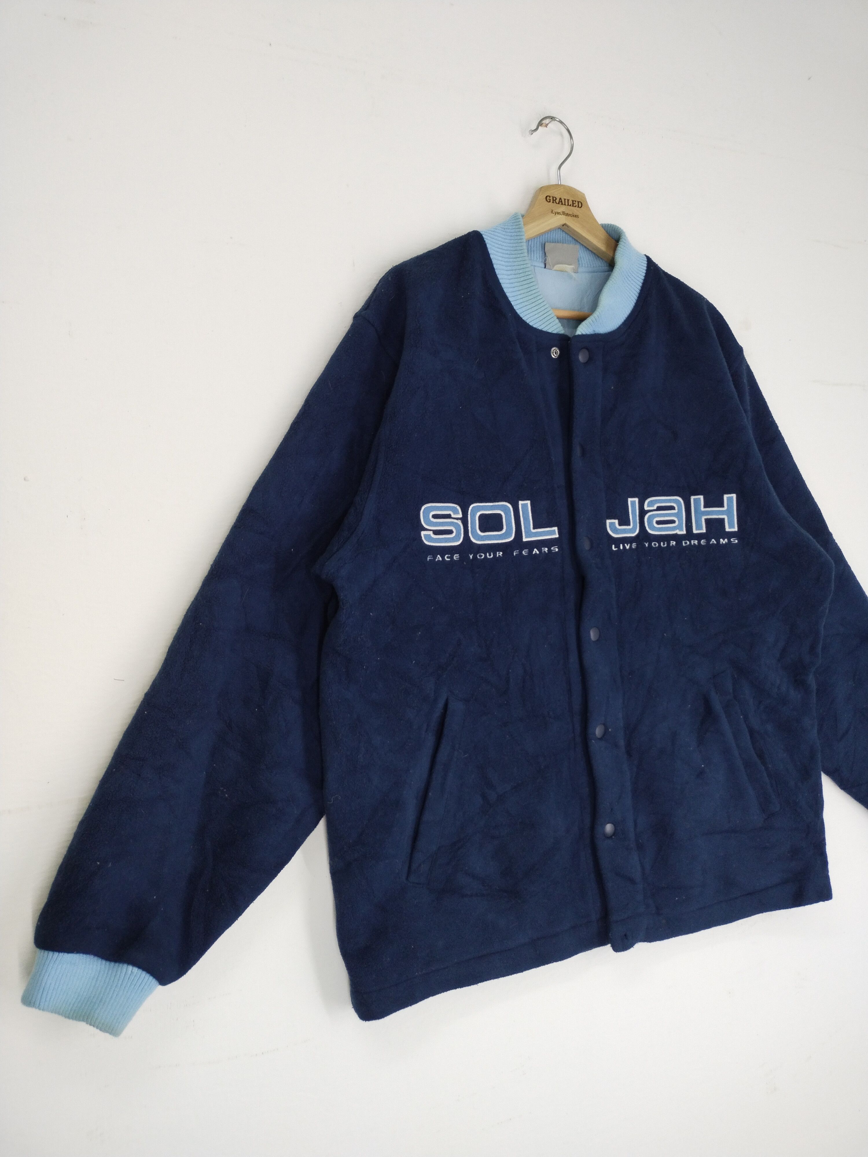Japanese Brand Vintage SOLJAH In Hawaii Islands Fleece Jacket Size US L / EU 52-54 / 3 - 2 Thumbnail