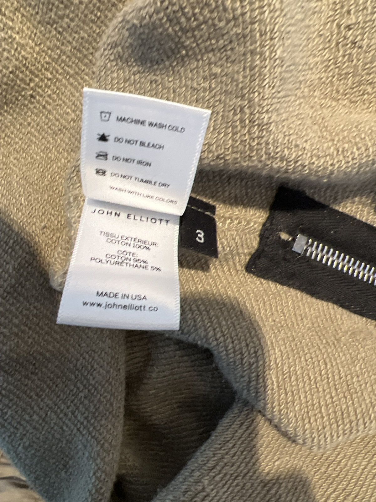 John Elliott John Elliot Hooded Villain Sage Size US L / EU 52-54 / 3 - 7 Thumbnail