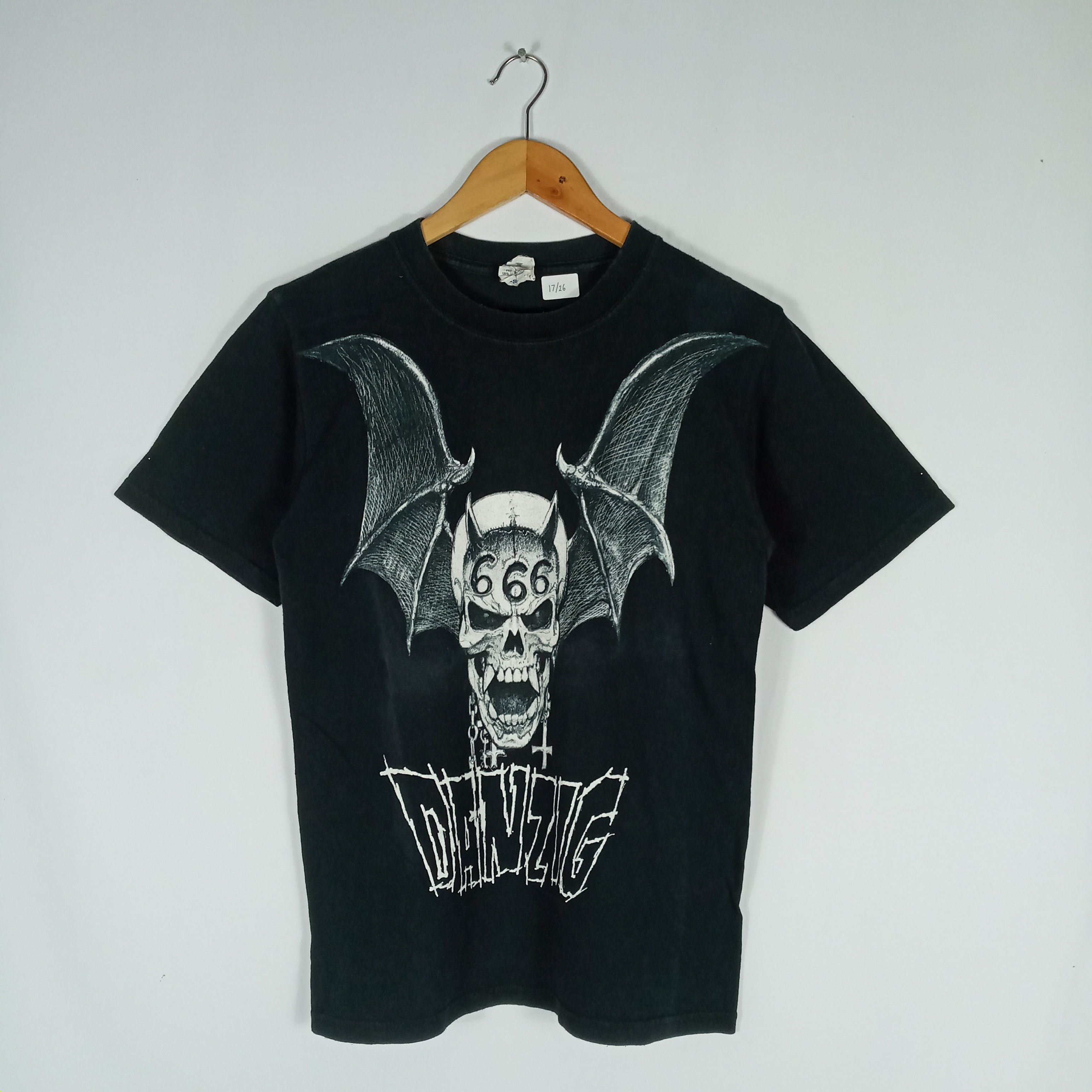 Vintage Vintage American Heavy Metal Band Danzig Big Skull Cross Grailed