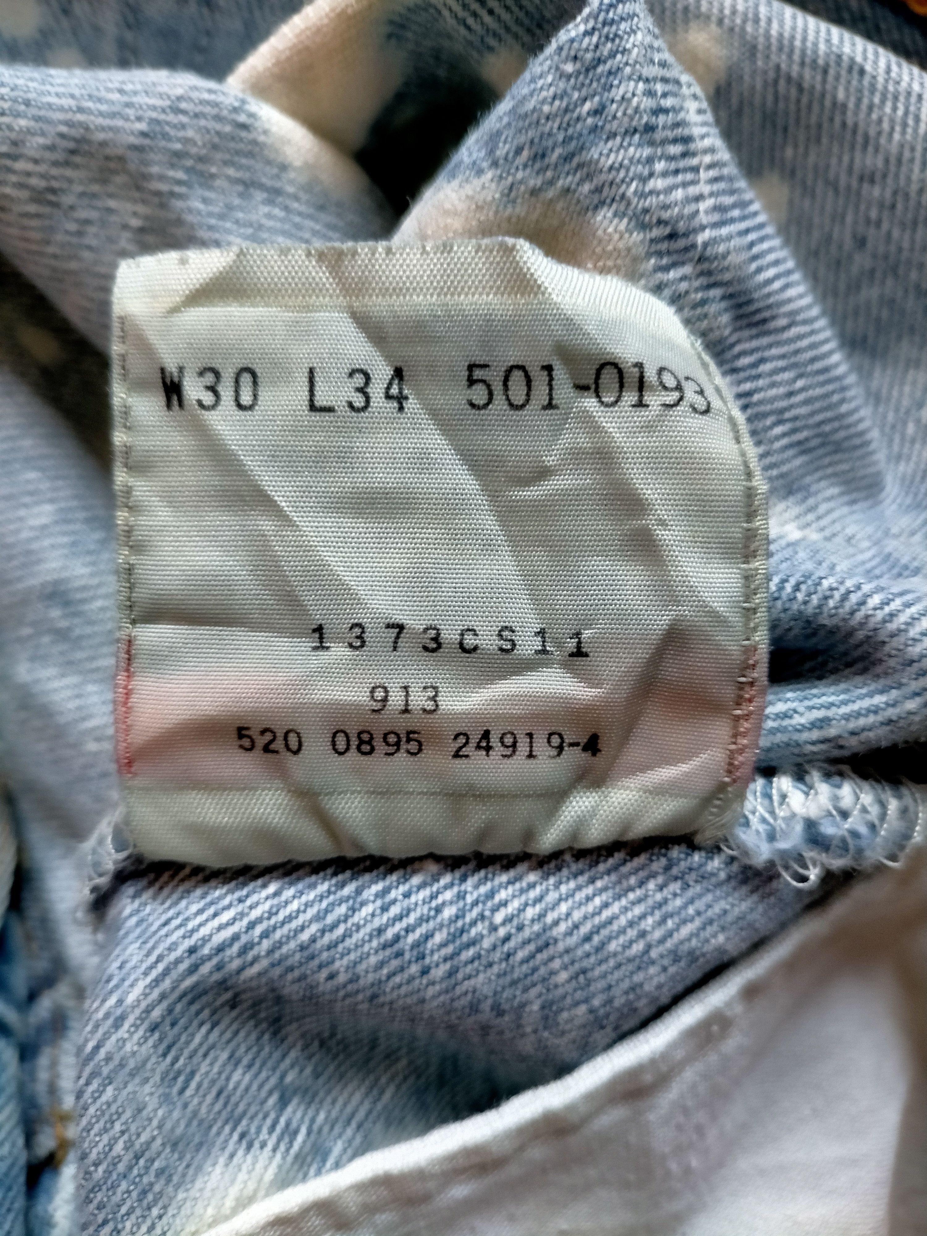Levi's Vintage Clothing 🔥Rare Vintage Levis 501 Acid wash jeans Size US 30 / EU 46 - 16 Thumbnail