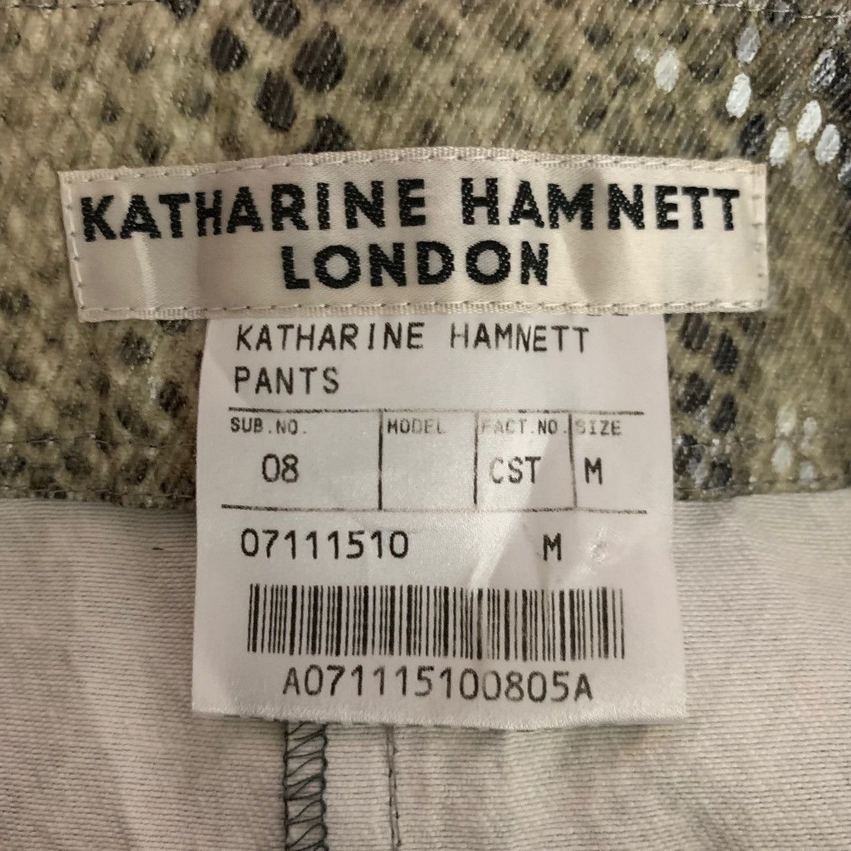 If Six Was Nine Vintage Katharine Hamnett London English Fashion Designer Size 28" / US 6 / IT 42 - 5 Thumbnail