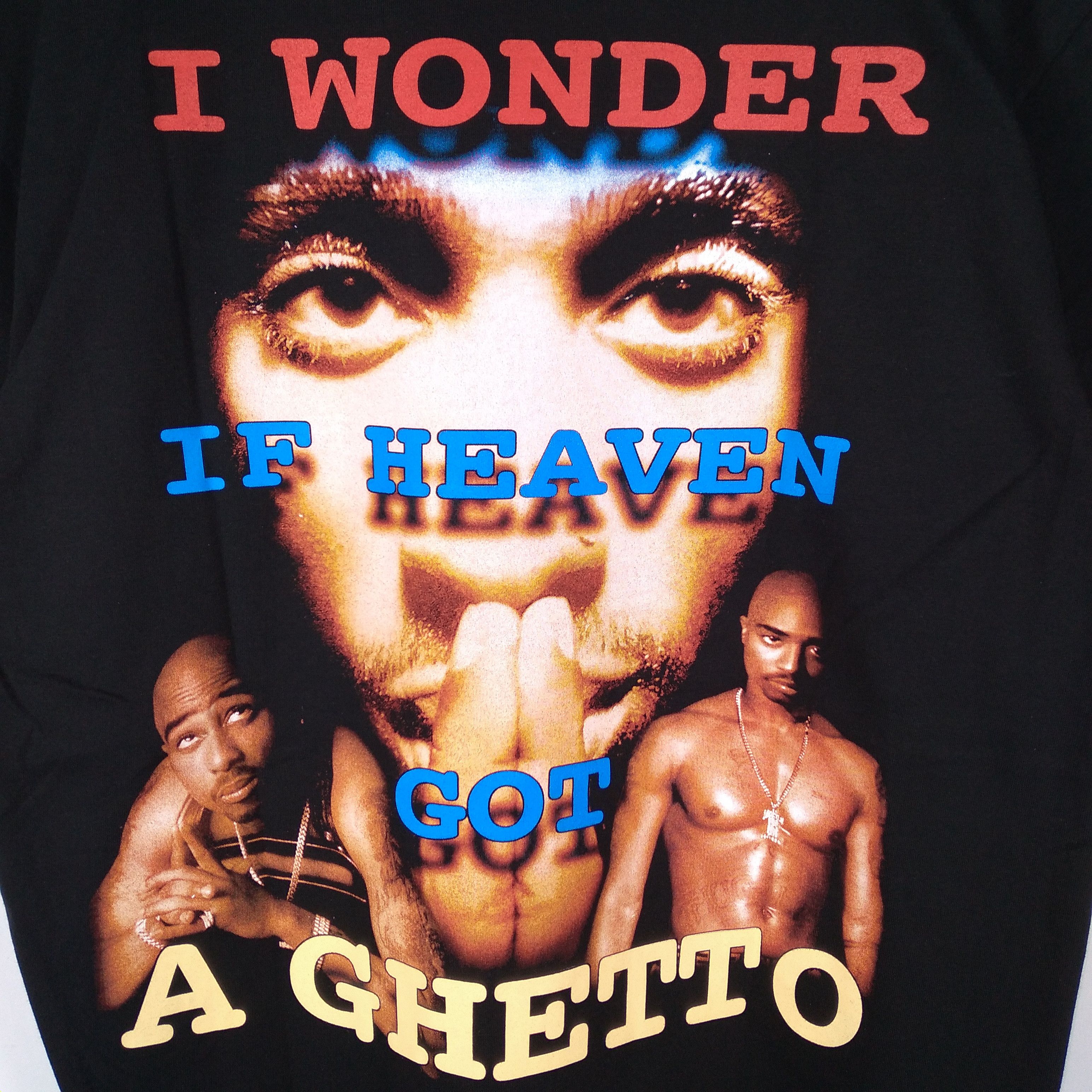 Band Tees Vintage Tupac Shakur Big Image Tee Very Nice Design Size US L / EU 52-54 / 3 - 10 Thumbnail