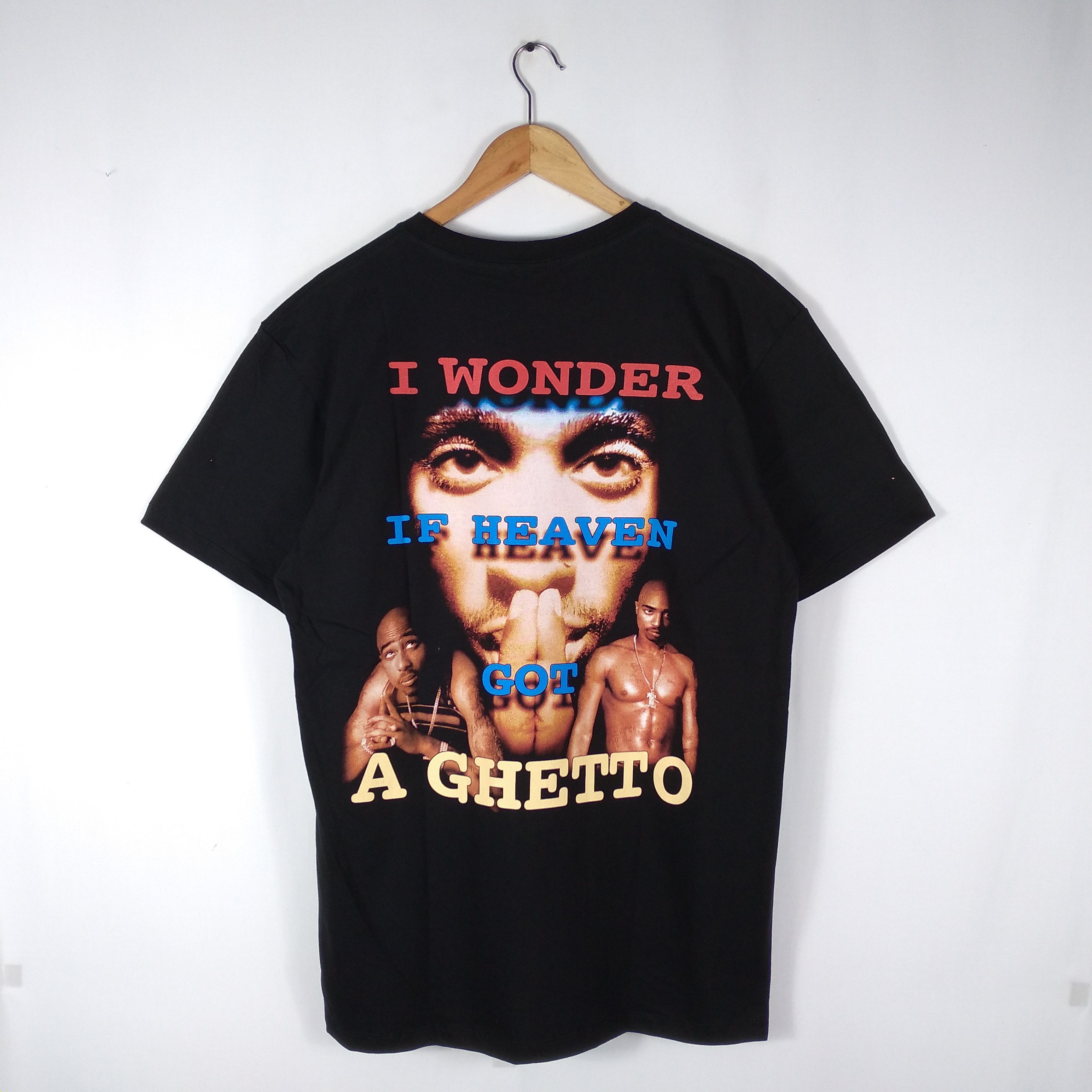 Band Tees Vintage Tupac Shakur Big Image Tee Very Nice Design Size US L / EU 52-54 / 3 - 9 Thumbnail