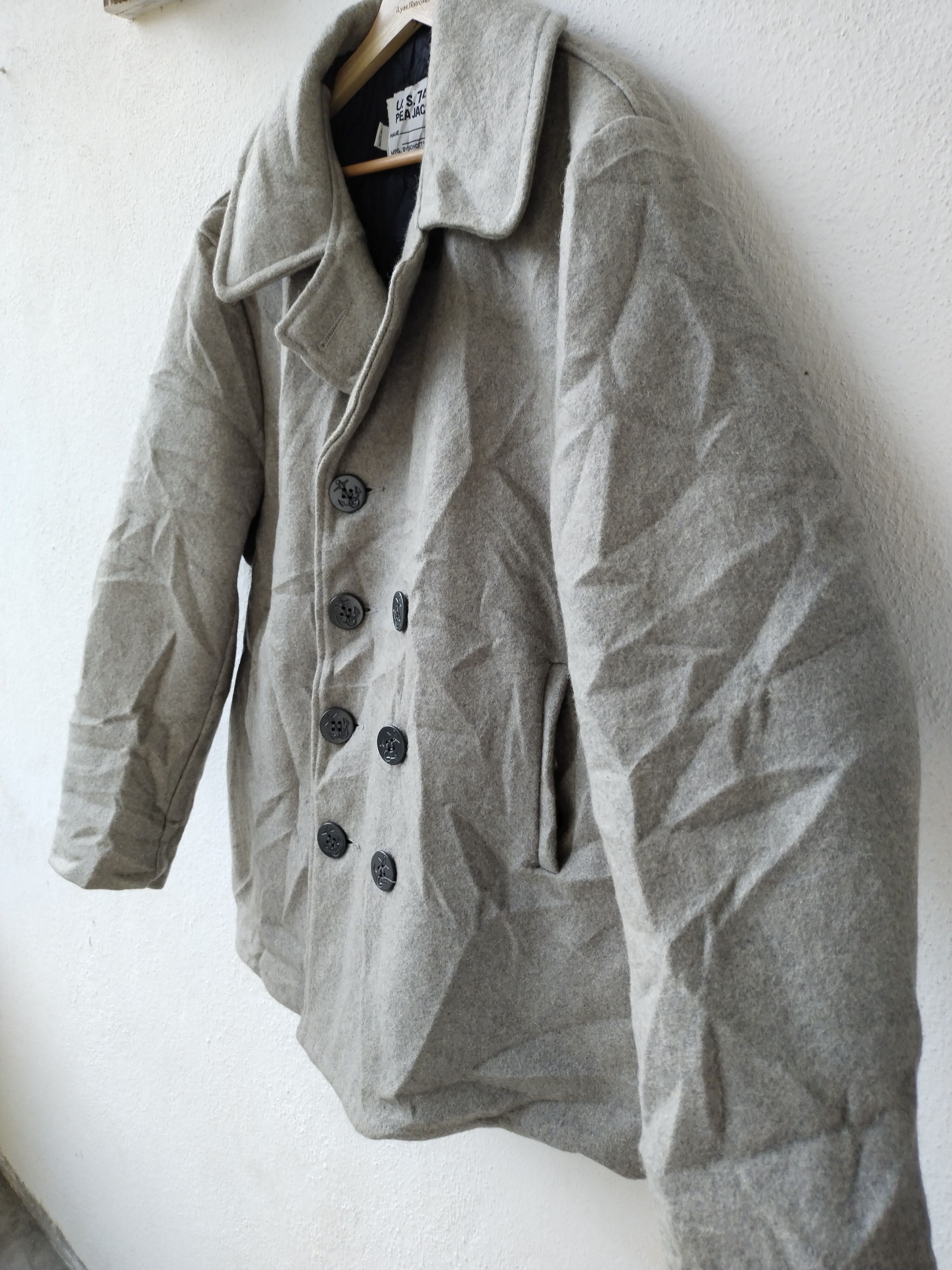 Schott Vintage SCHOTT U.S 74 ON Pea Jacket Size US L / EU 52-54 / 3 - 6 Thumbnail