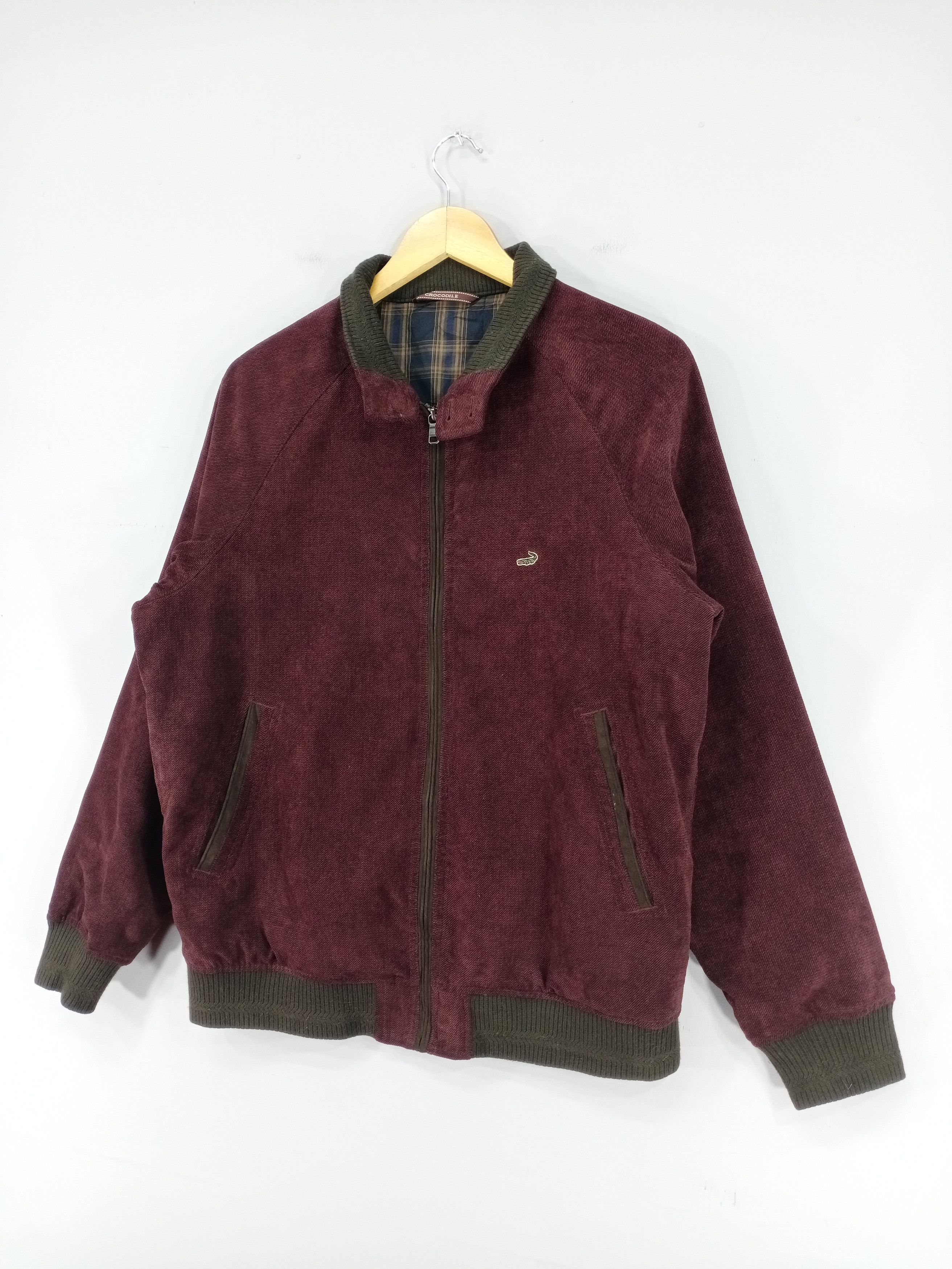 Japanese Brand × Vintage 💥RARE💥Vintage 90s Crocodile Casual Zipper Jacket Size US M / EU 48-50 / 2 - 3 Thumbnail