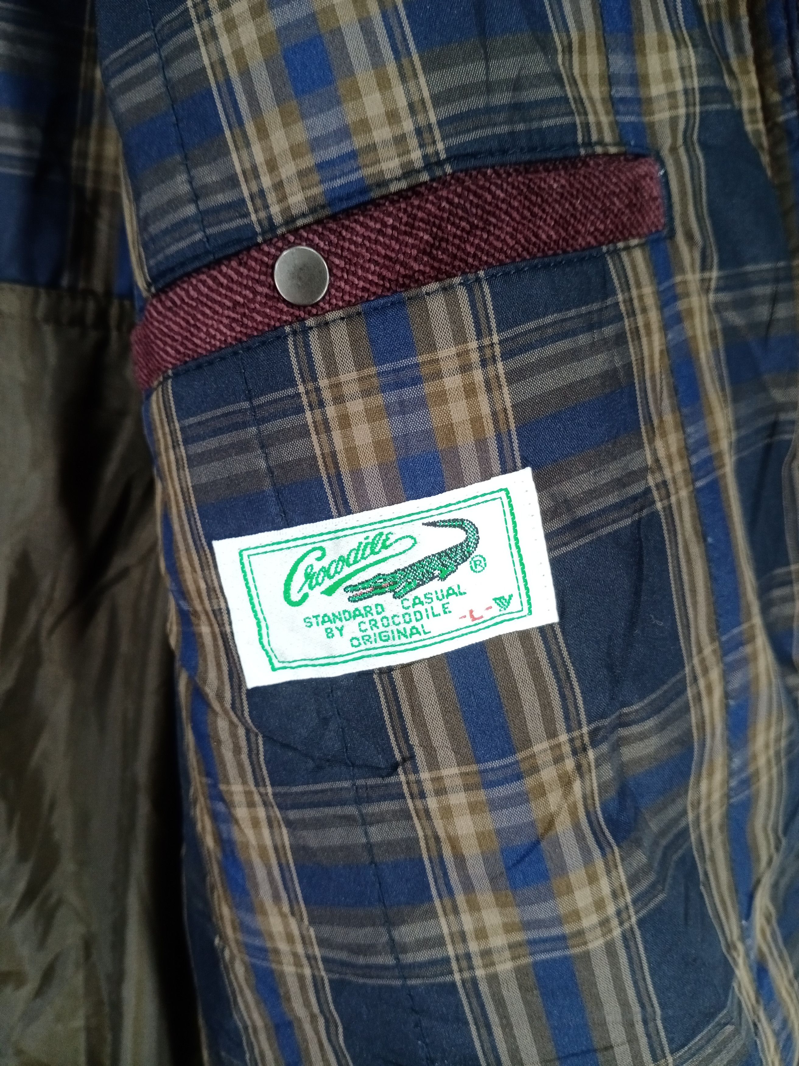 Japanese Brand × Vintage 💥RARE💥Vintage 90s Crocodile Casual Zipper Jacket Size US M / EU 48-50 / 2 - 9 Thumbnail