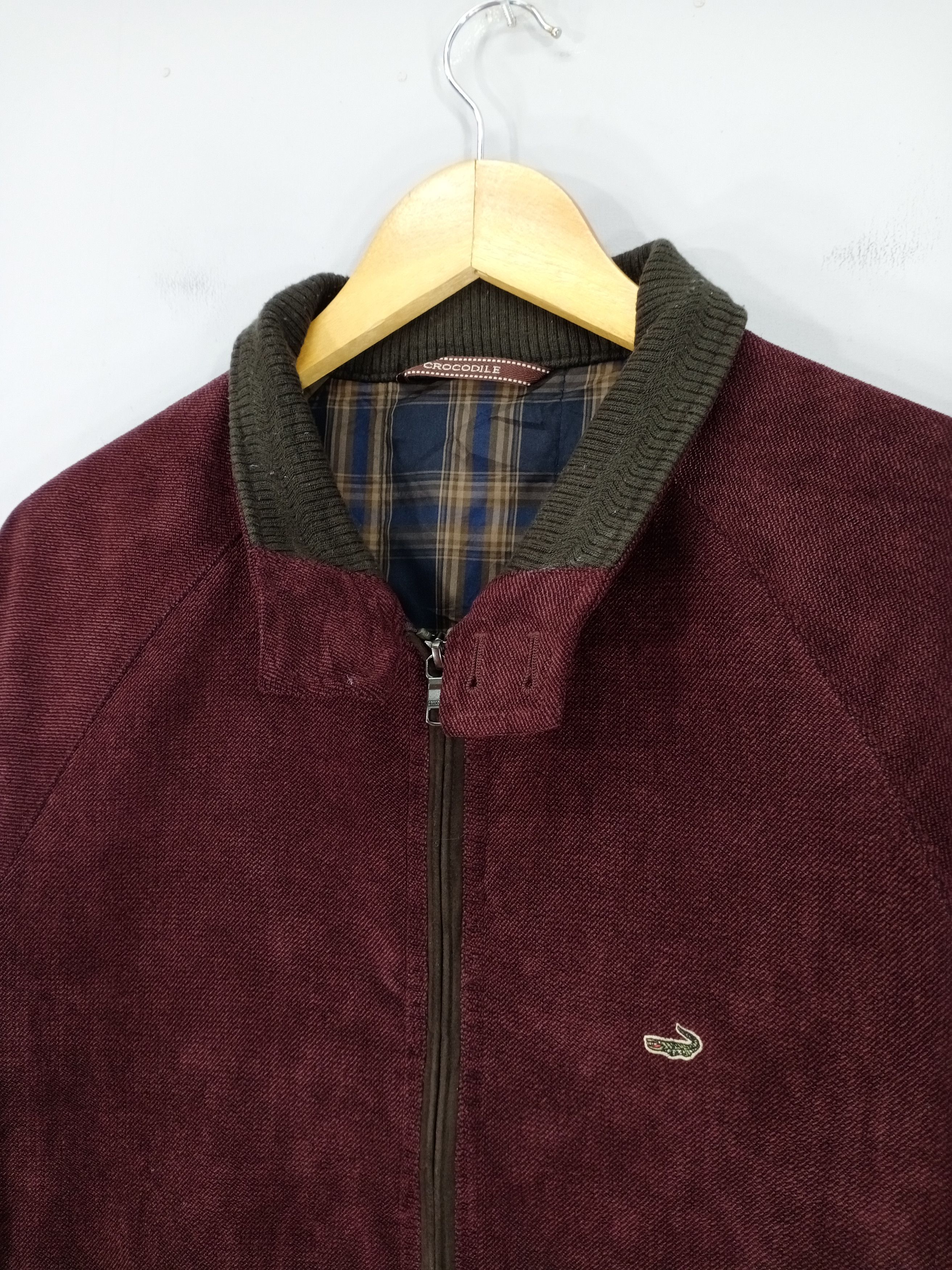 Japanese Brand × Vintage 💥RARE💥Vintage 90s Crocodile Casual Zipper Jacket Size US M / EU 48-50 / 2 - 8 Thumbnail