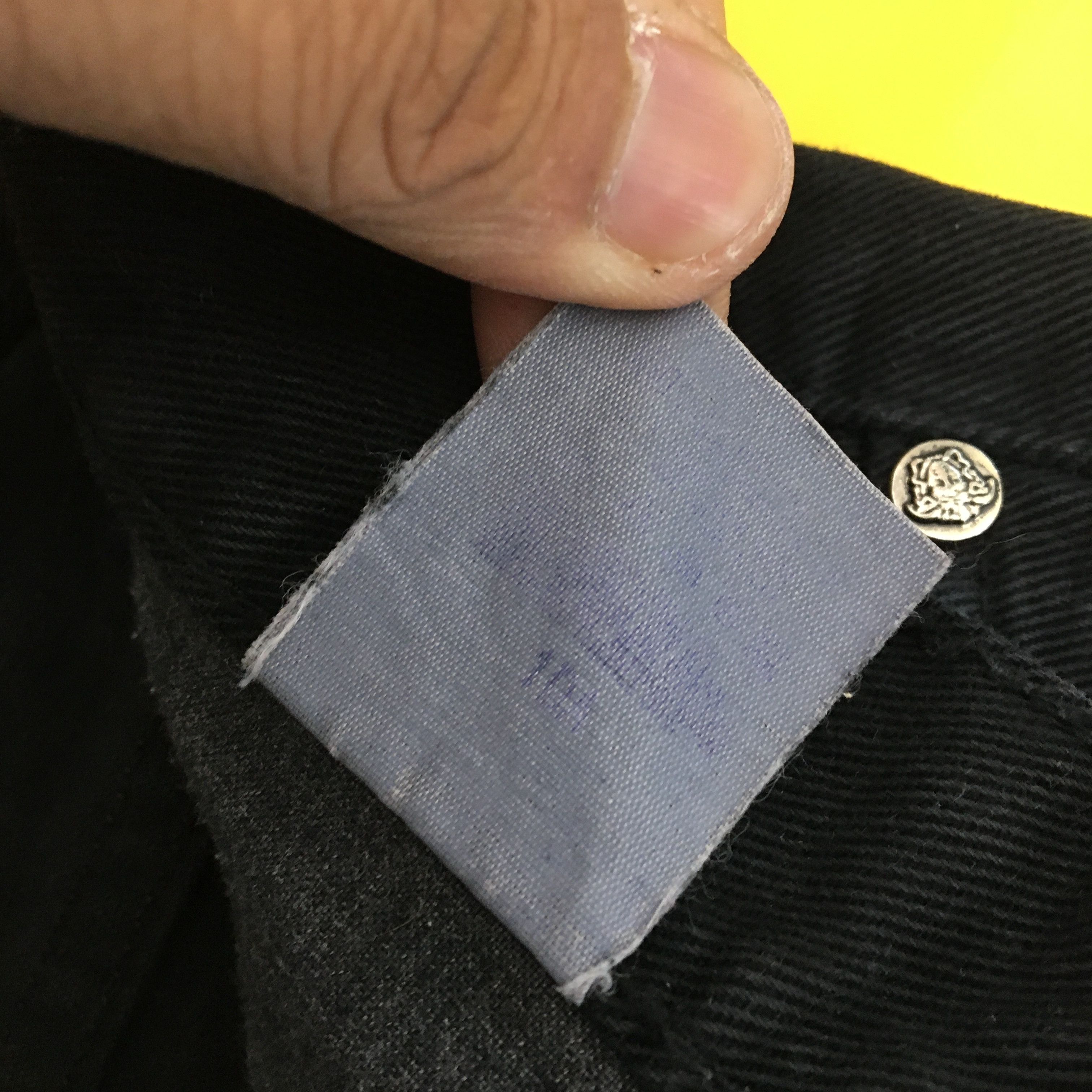 Japanese Brand Versace Denim Jeans Versace Faded Black Pants Medusa Size 28" / US 6 / IT 42 - 16 Thumbnail