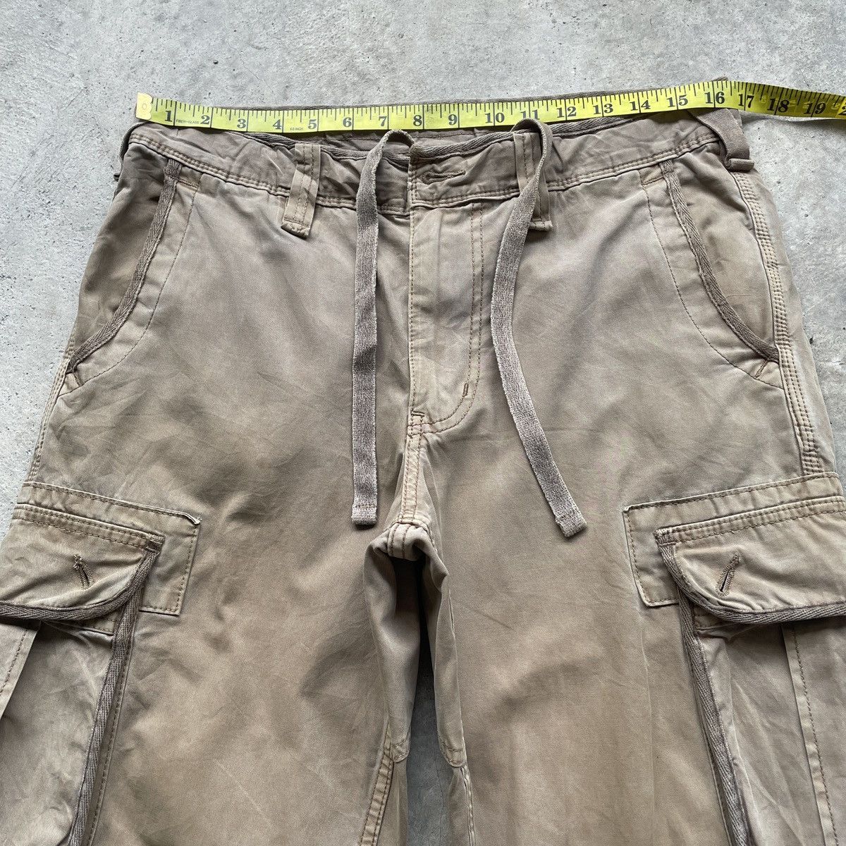 Japanese Brand W33🔥 Vintage Japanese Faded Cargo Pants Tactical Parachute Size US 33 - 7 Thumbnail