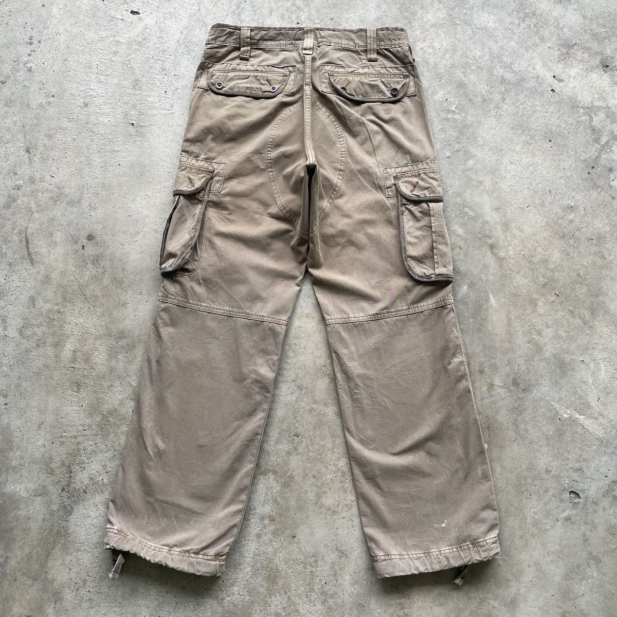 Japanese Brand W33🔥 Vintage Japanese Faded Cargo Pants Tactical Parachute Size US 33 - 11 Thumbnail