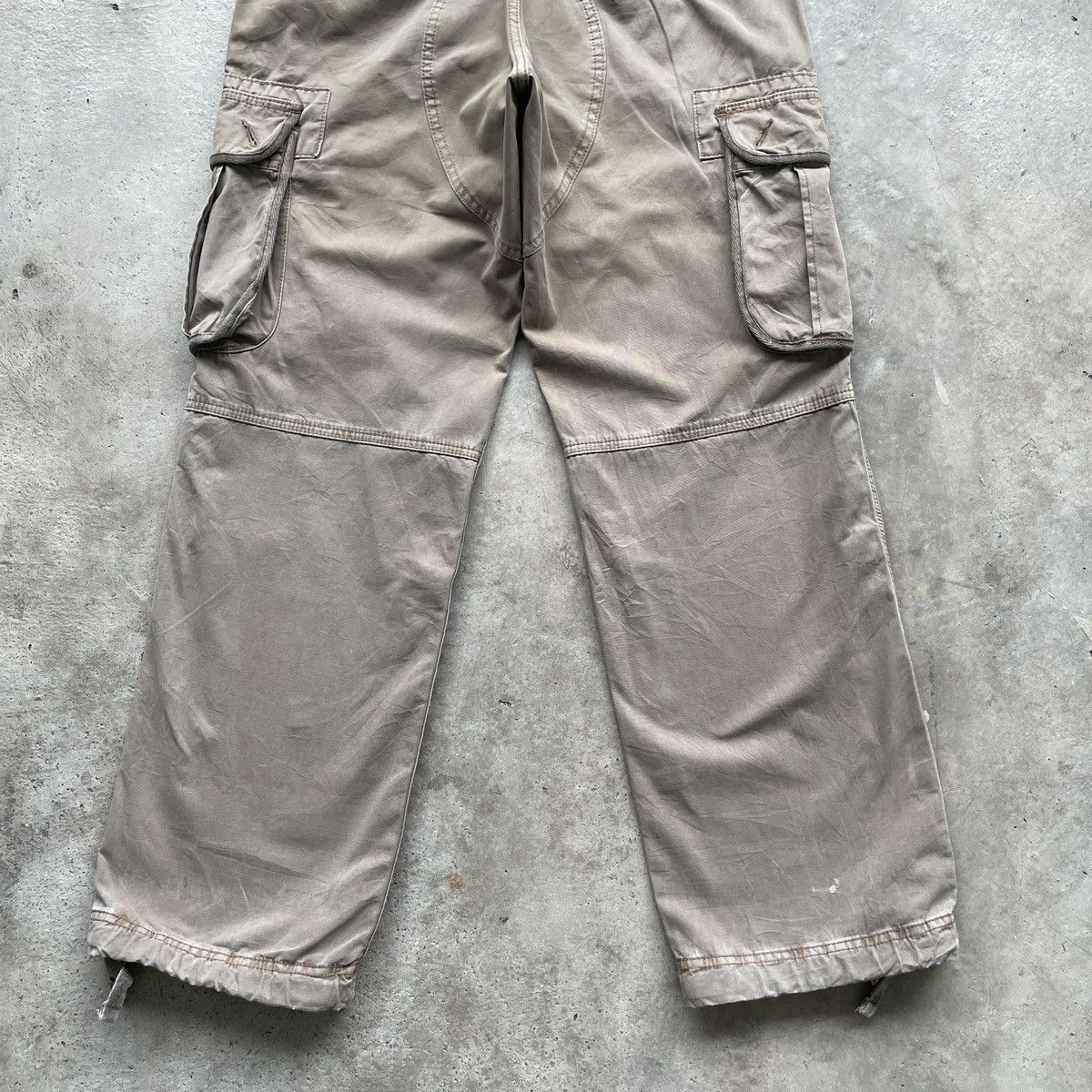 Japanese Brand W33🔥 Vintage Japanese Faded Cargo Pants Tactical Parachute Size US 33 - 10 Thumbnail