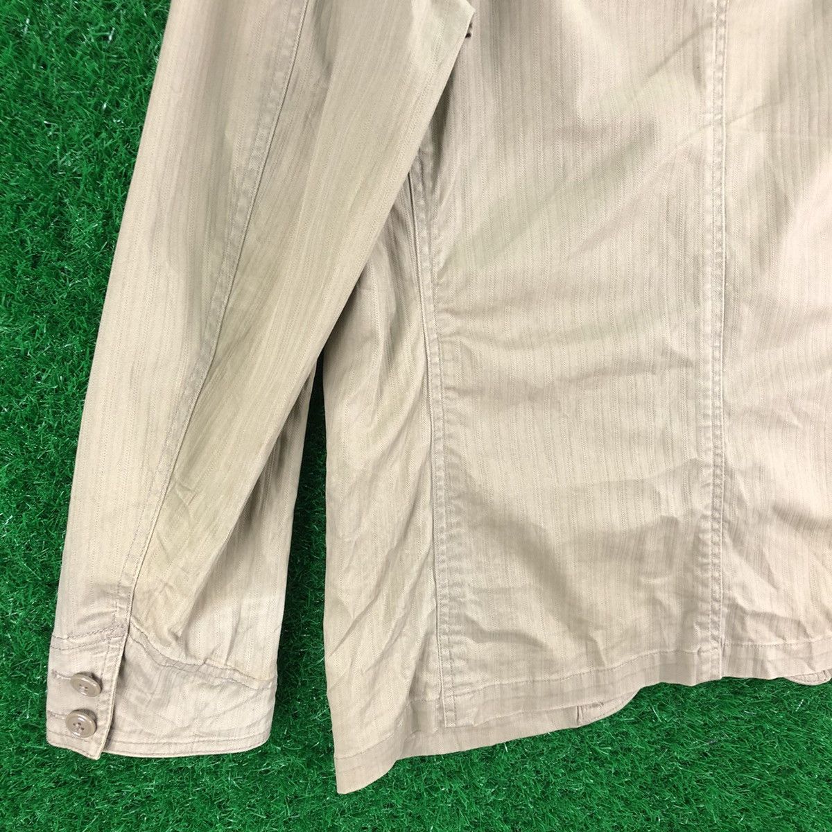 Japanese Brand Vintage 90's Union Made Workwear Herringbone Jacket Size US M / EU 48-50 / 2 - 6 Thumbnail