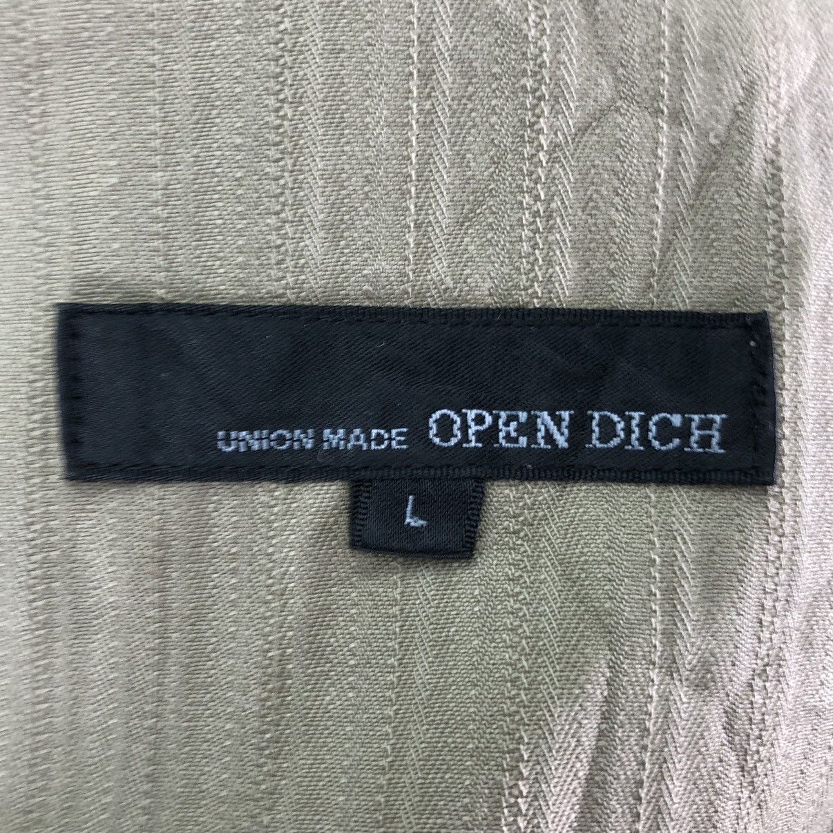 Japanese Brand Vintage 90's Union Made Workwear Herringbone Jacket Size US M / EU 48-50 / 2 - 15 Thumbnail