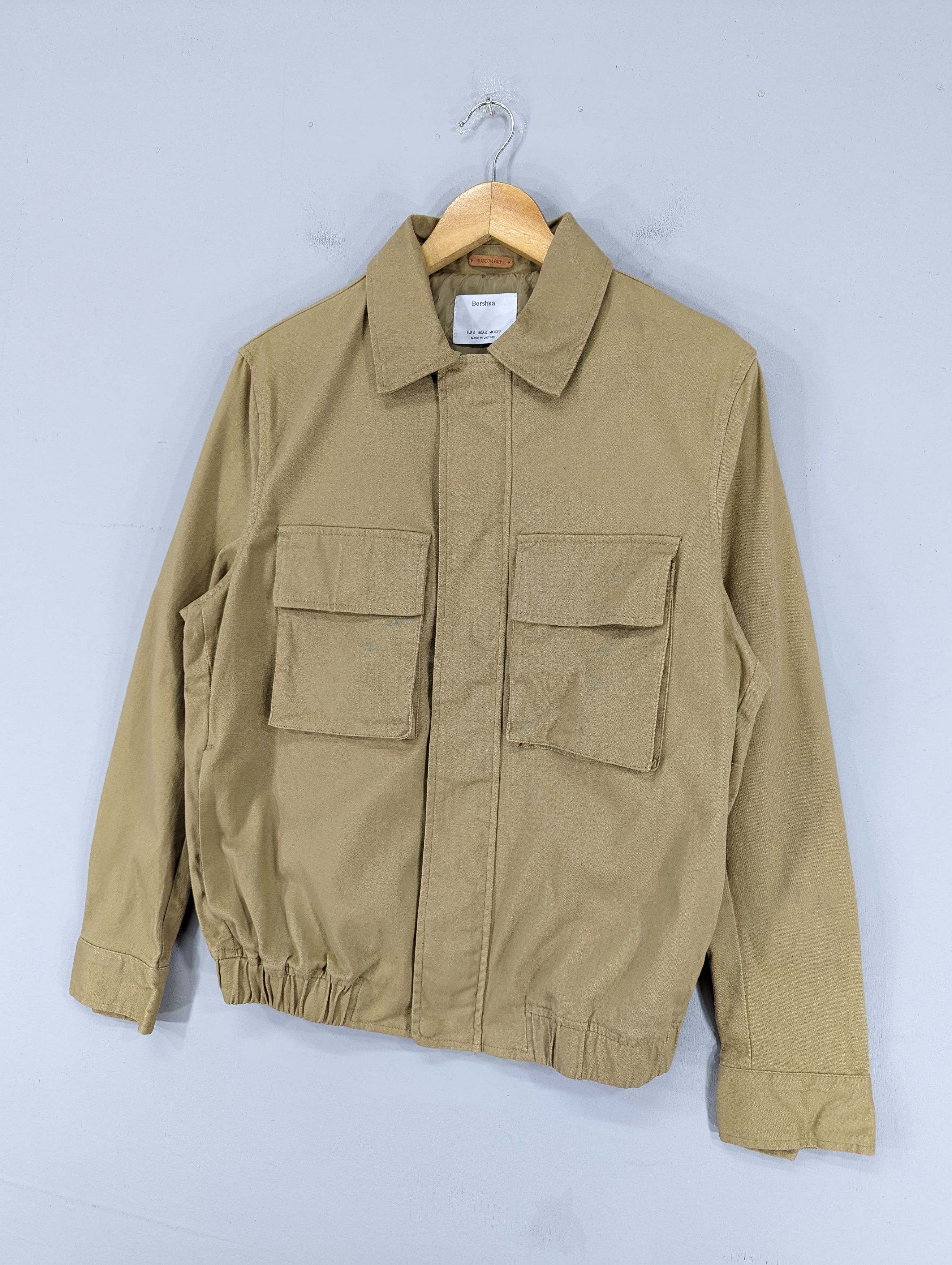 Bershka × Designer 💥RARE💥Bershka Double Pocket Military Style Jacket Size S / US 4 / IT 40 - 2 Thumbnail